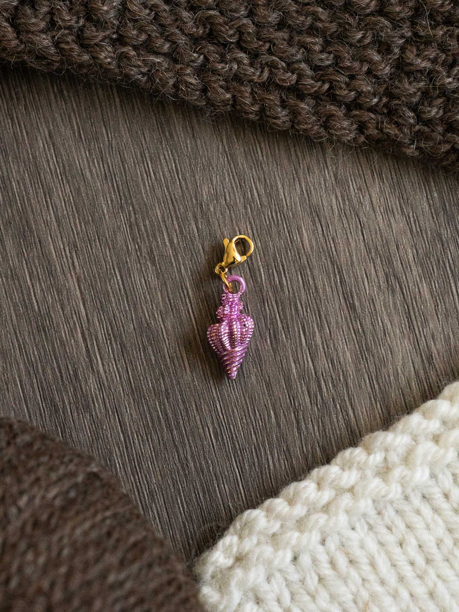 Sea Shell Stitch Markers