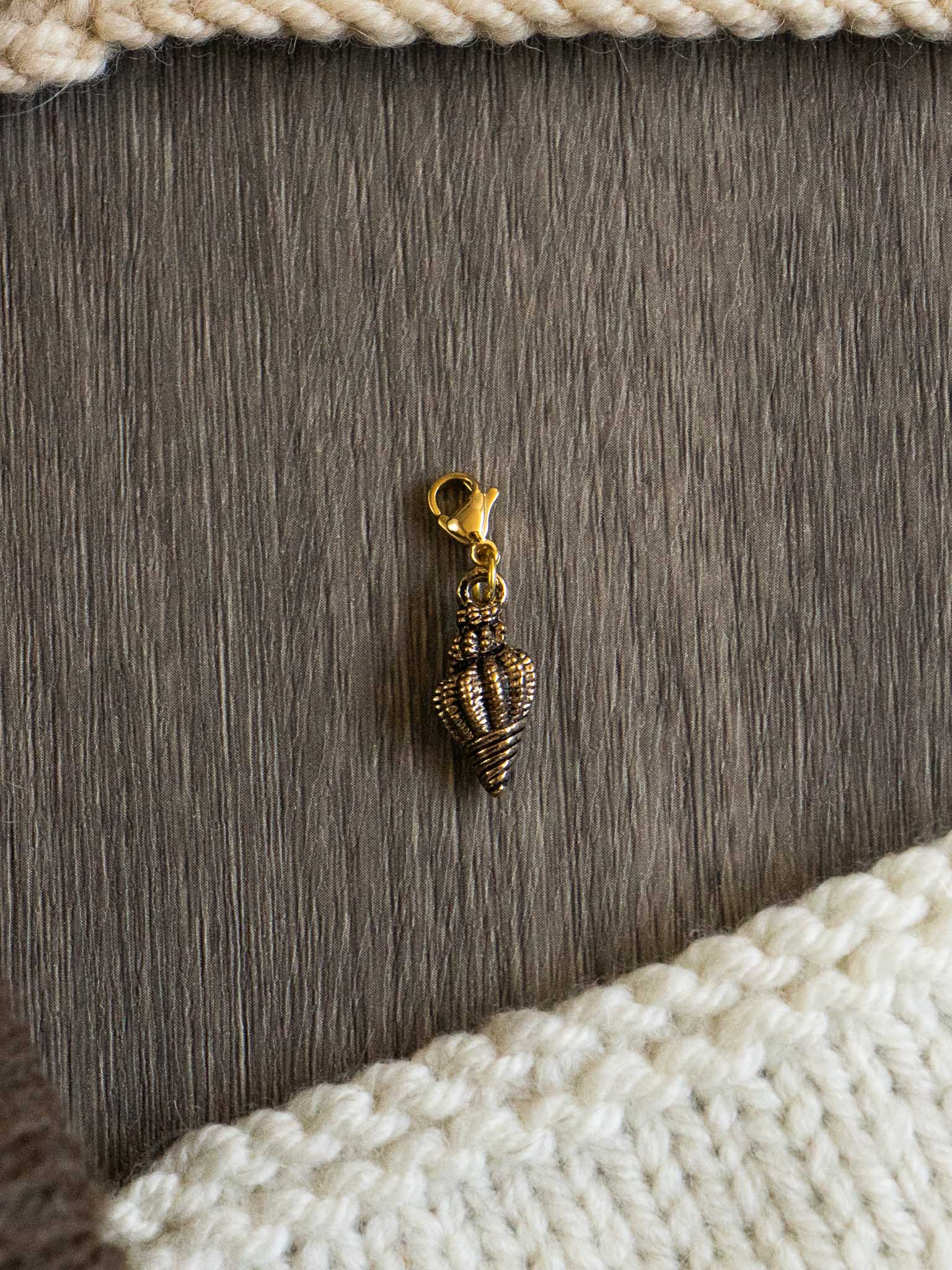 Sea Shell Stitch Markers
