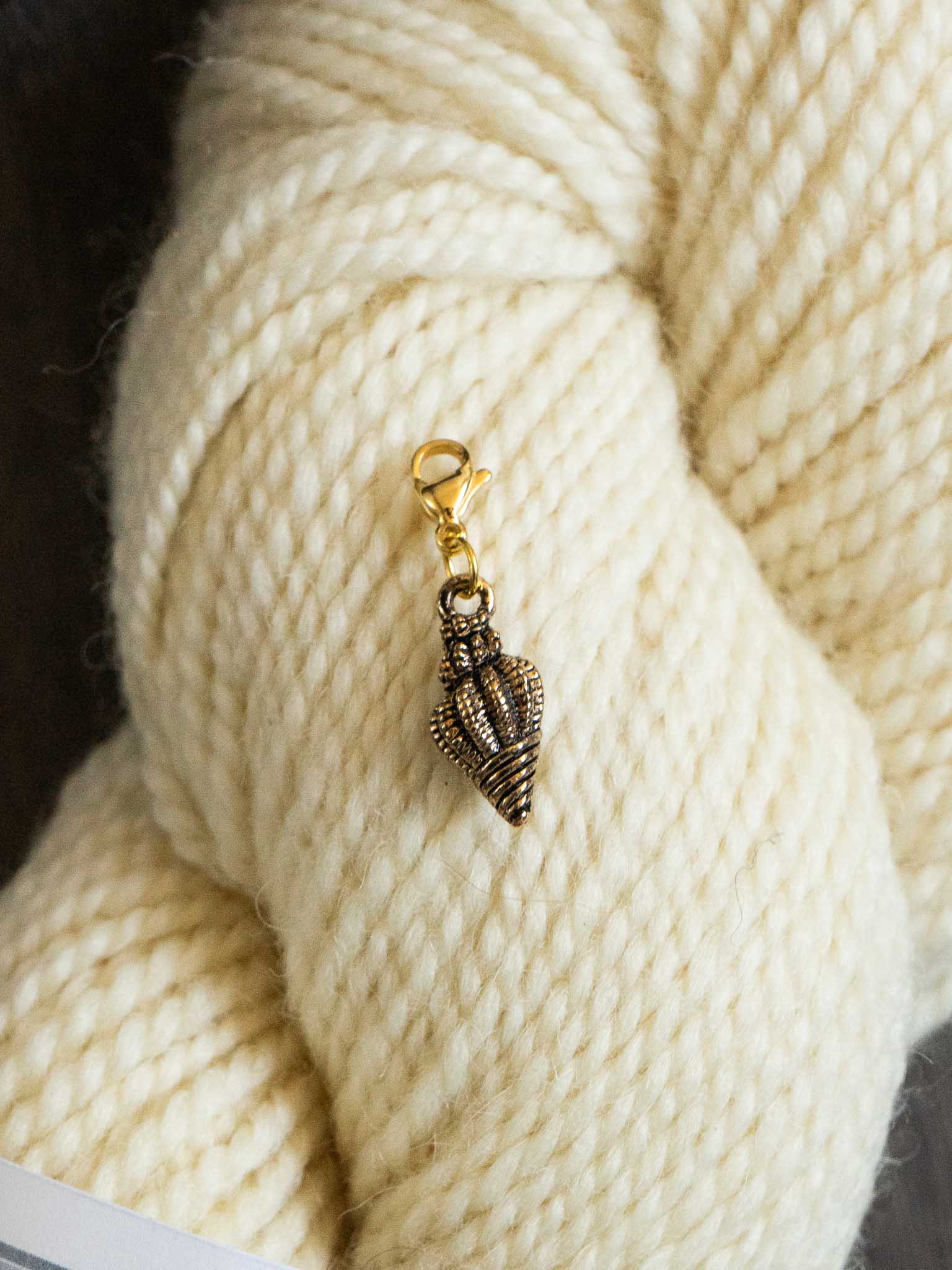 Sea Shell Stitch Markers