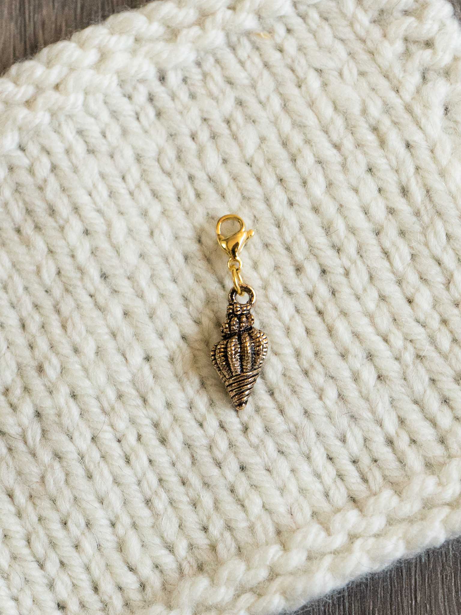 Sea Shell Stitch Markers