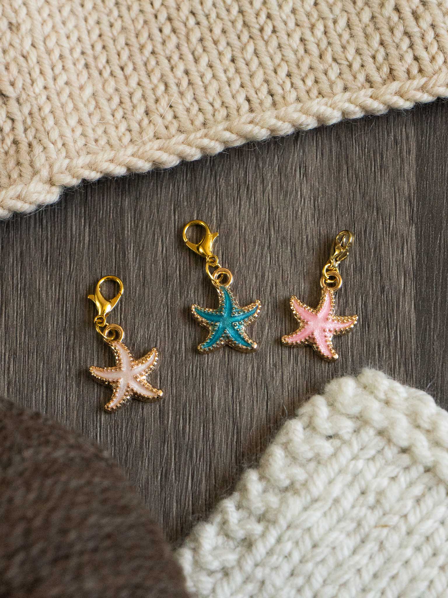 Sea Shell Stitch Markers