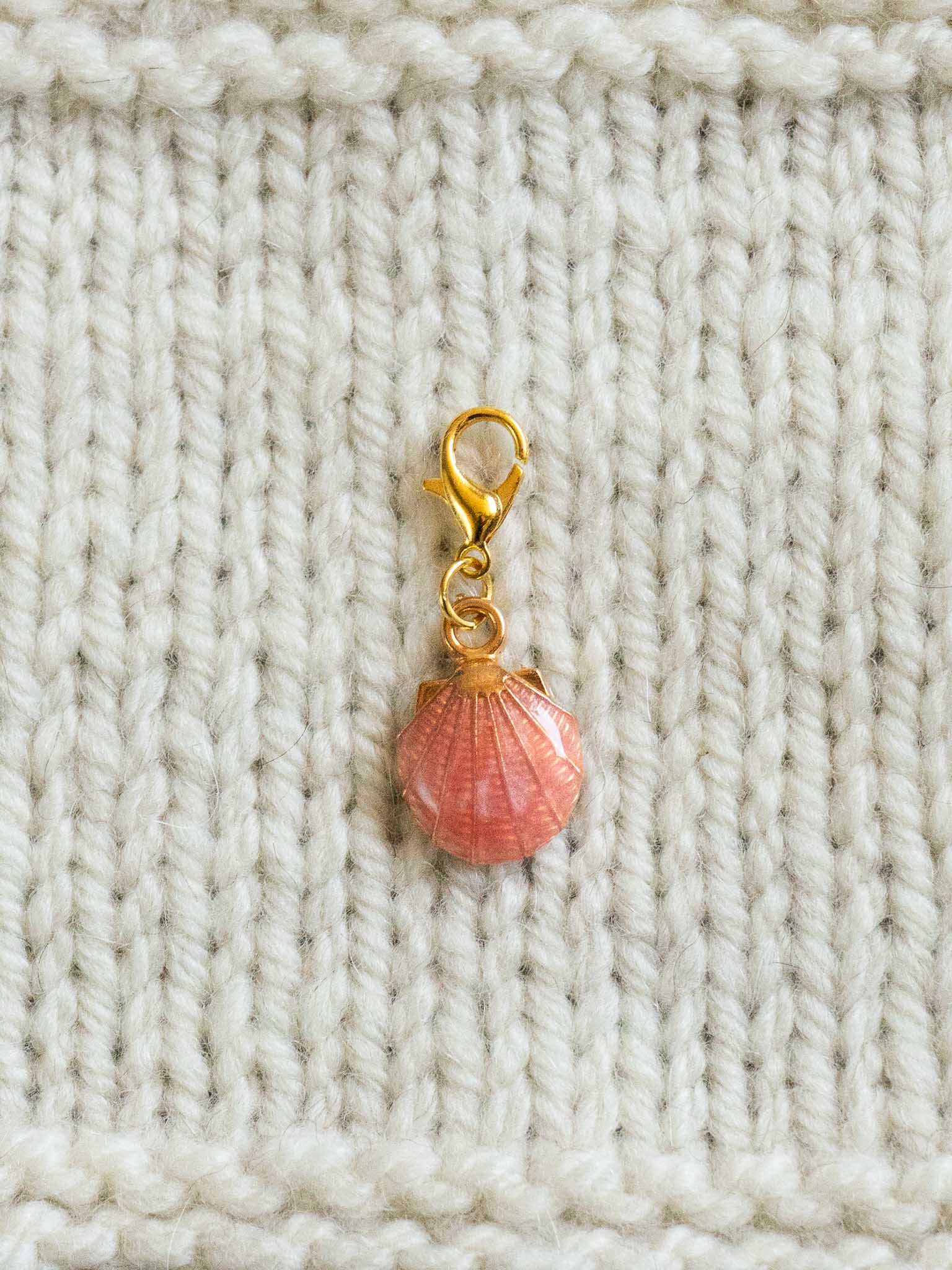 Sea Shell Stitch Markers