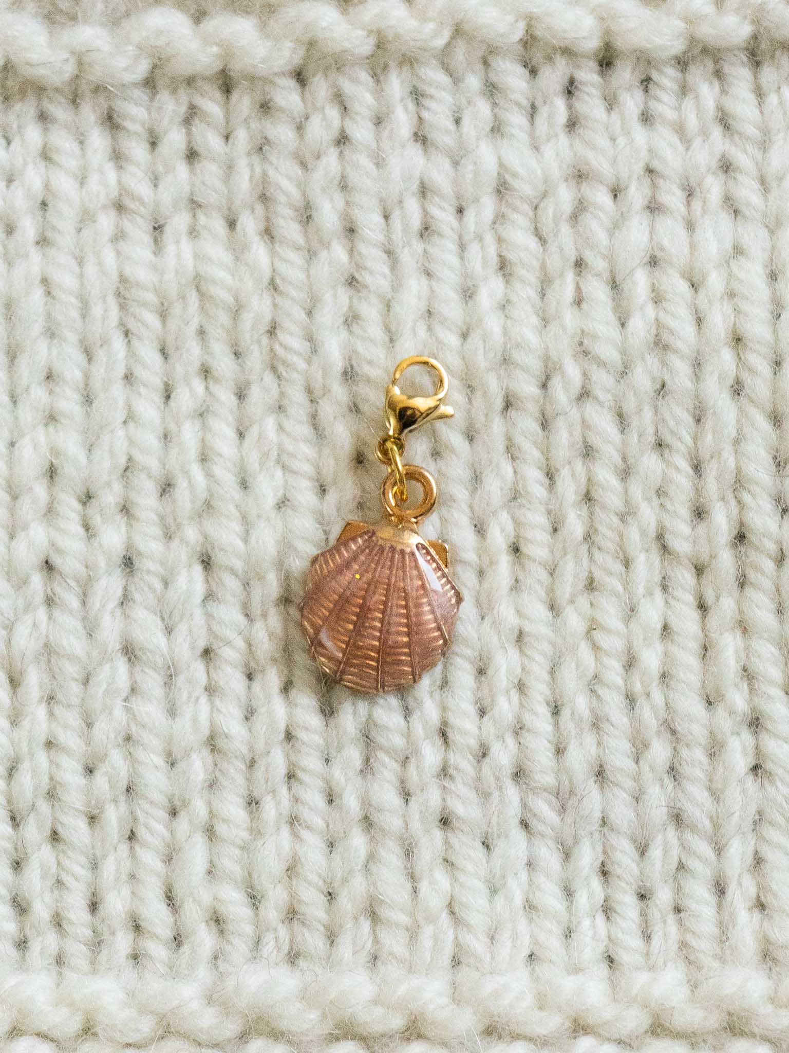 Sea Shell Stitch Markers