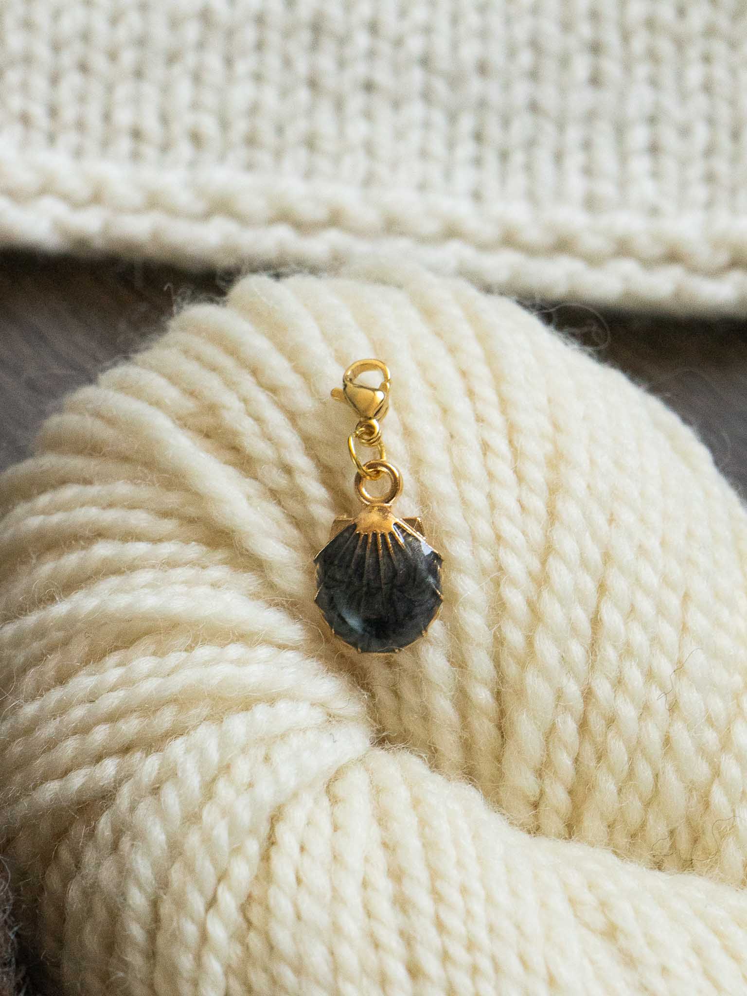 Sea Shell Stitch Markers