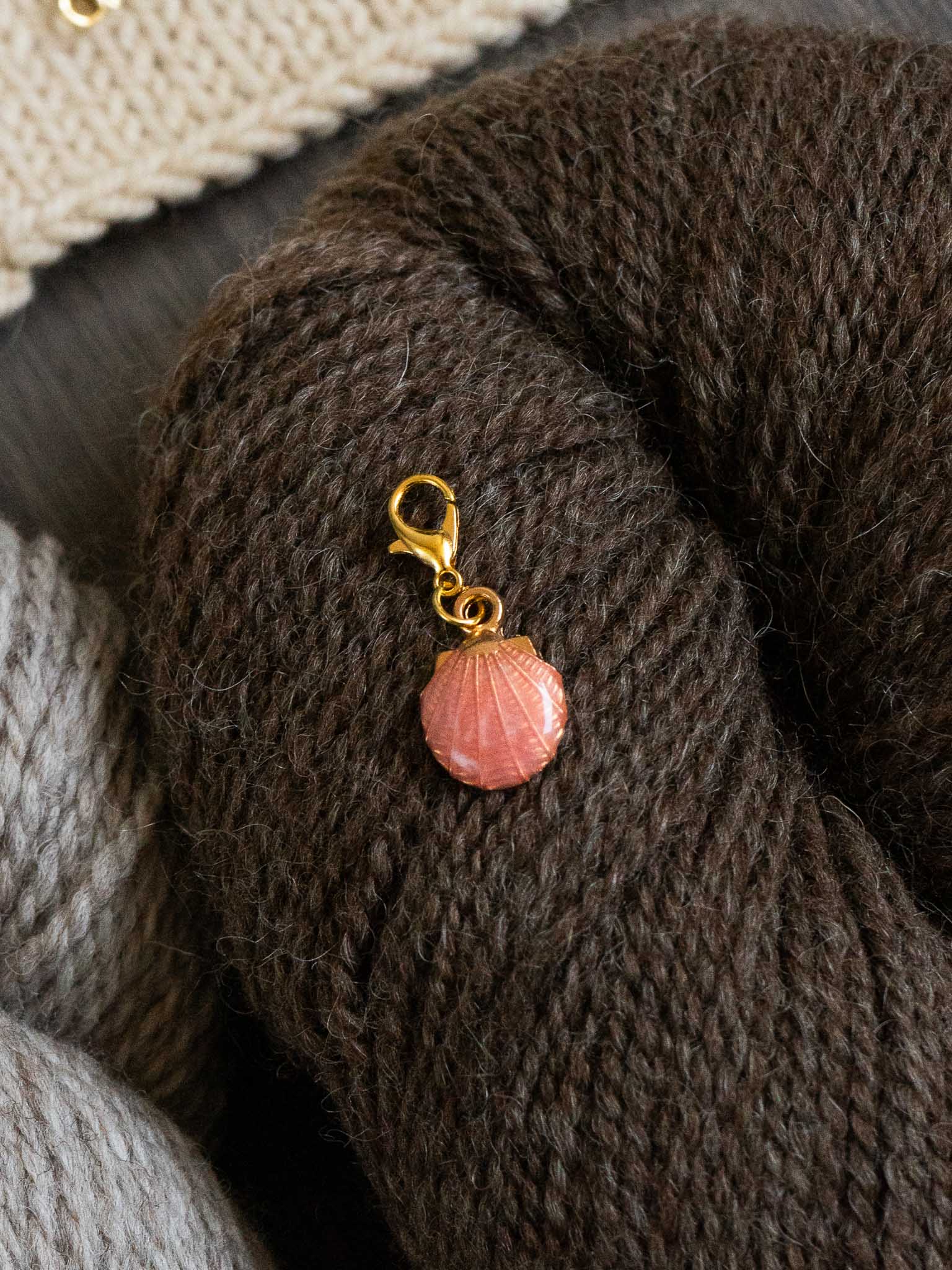 Sea Shell Stitch Markers