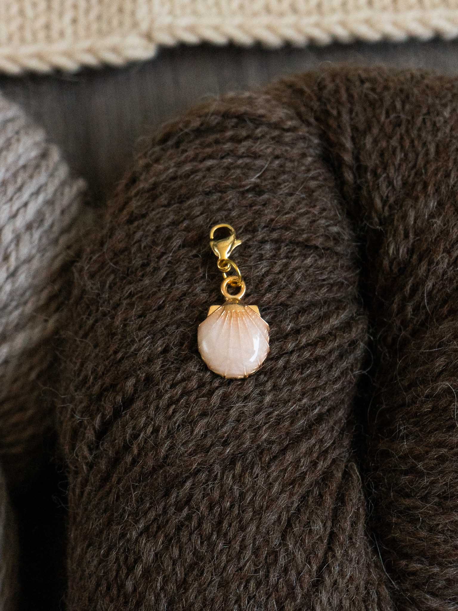 Sea Shell Stitch Markers
