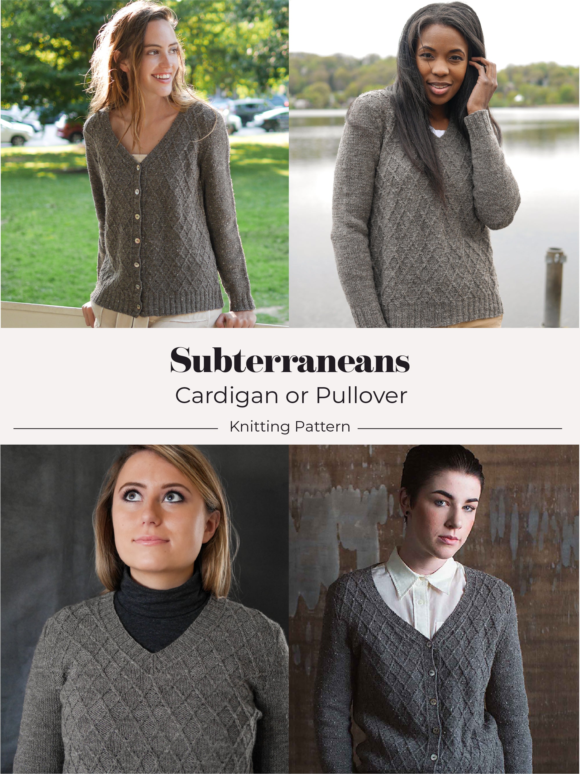 Subterraneans Cardigan <br/><small>knitting pattern</small>