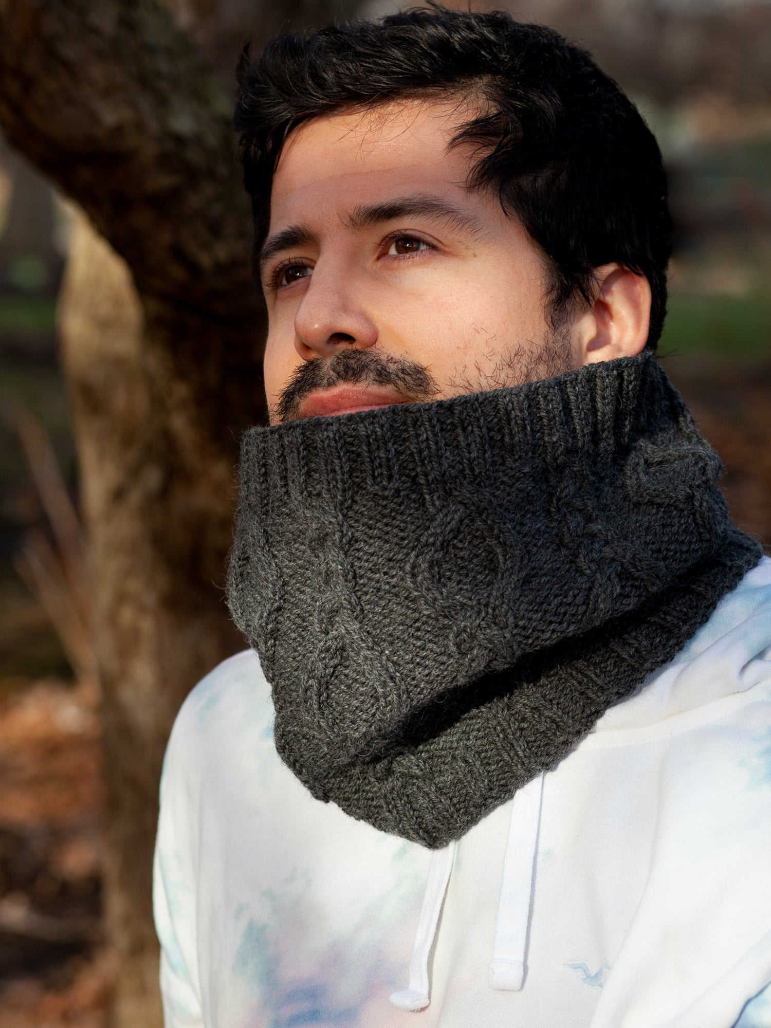 Eye of the Needle Cowl <br/><small>knitting pattern</small>