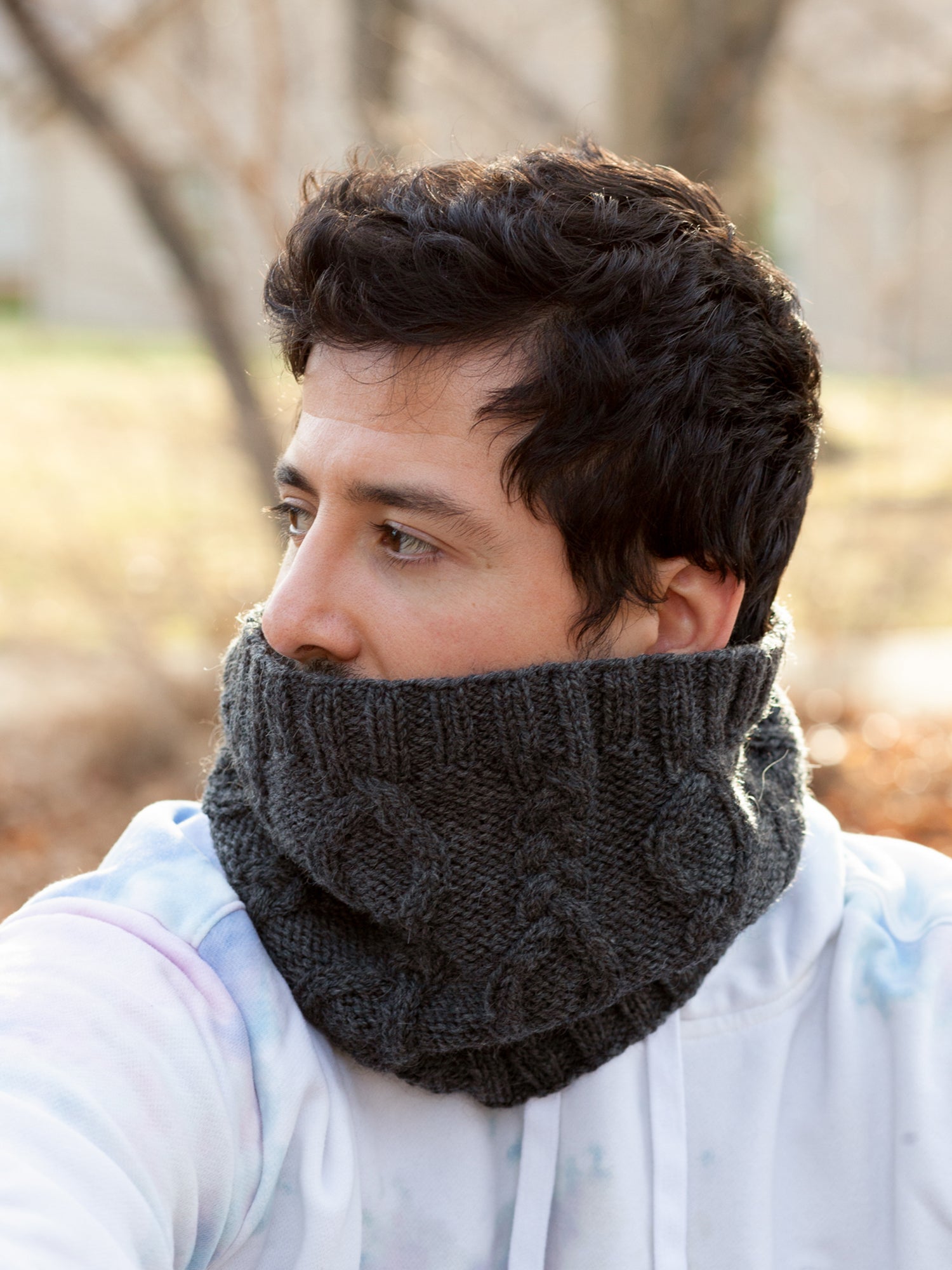 Eye of the Needle Cowl <br/><small>knitting pattern</small>