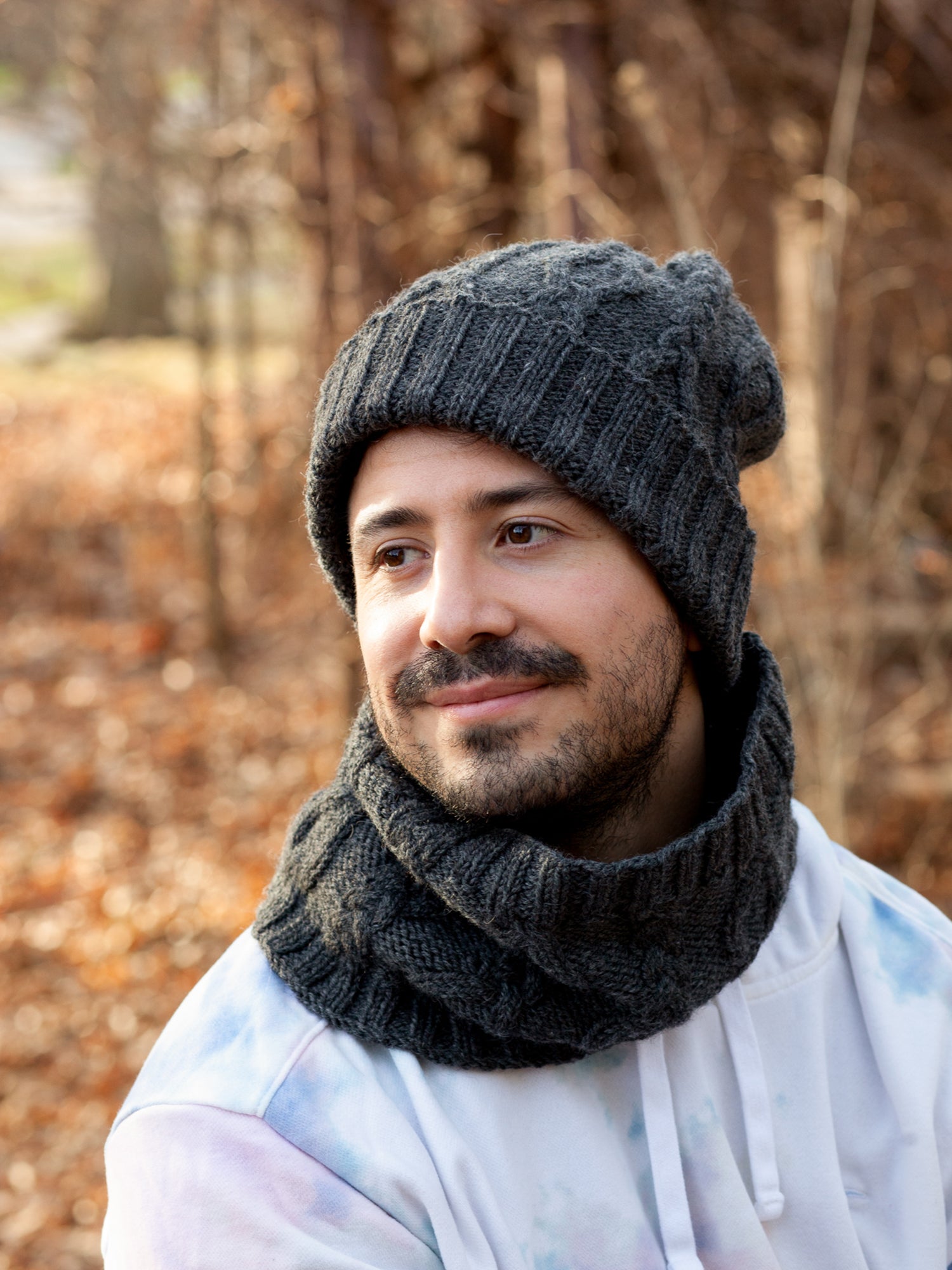 Eye of the Needle Cowl <br/><small>knitting pattern</small>