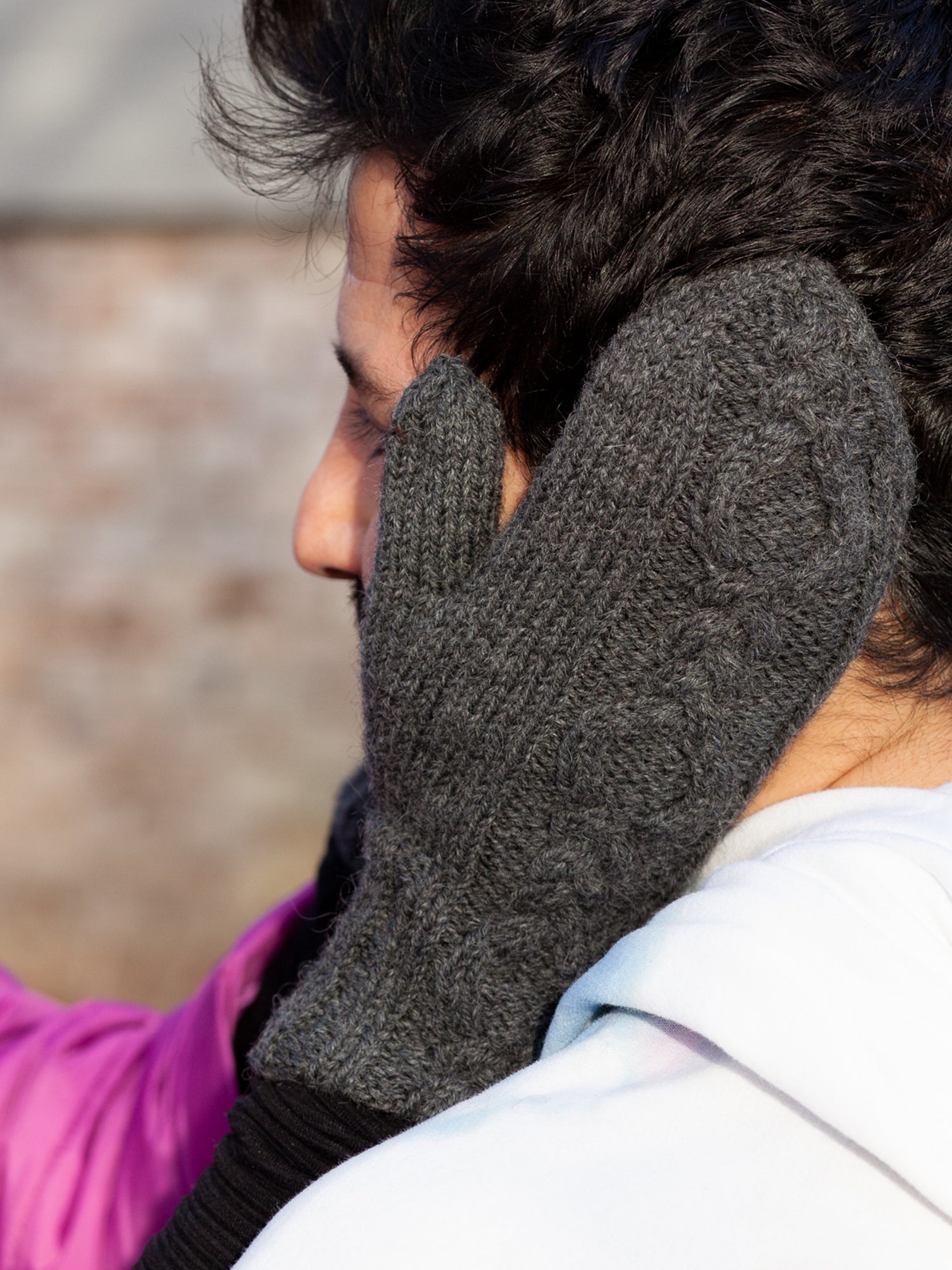 Eye of the Needle Mittens <br/><small>knitting pattern</small>