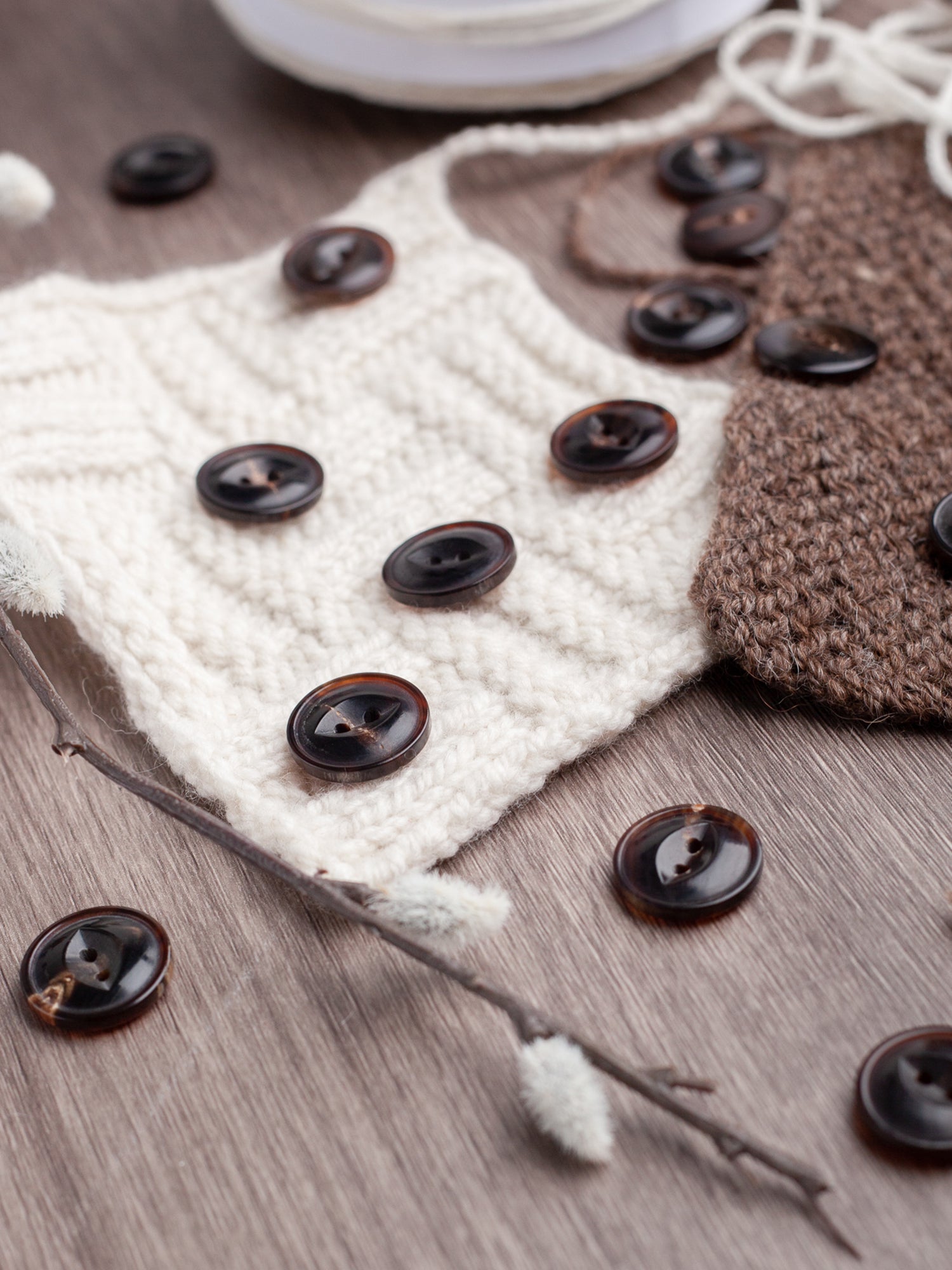 Gerda Button <br/><small>20mm Buffalo Horn Button</small>