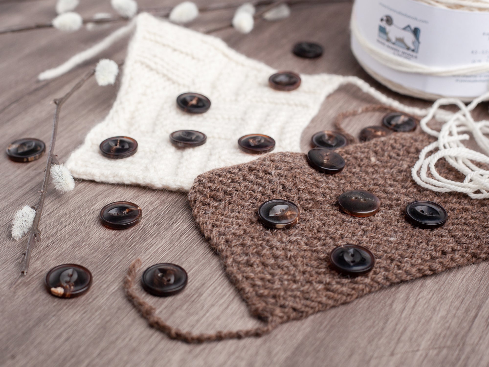 Gerda Button <br/><small>20mm Buffalo Horn Button</small>