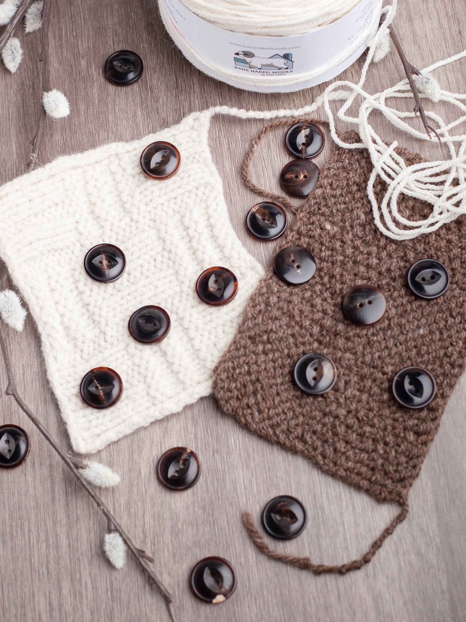 Gerda Button <br/><small>20mm Buffalo Horn Button</small>