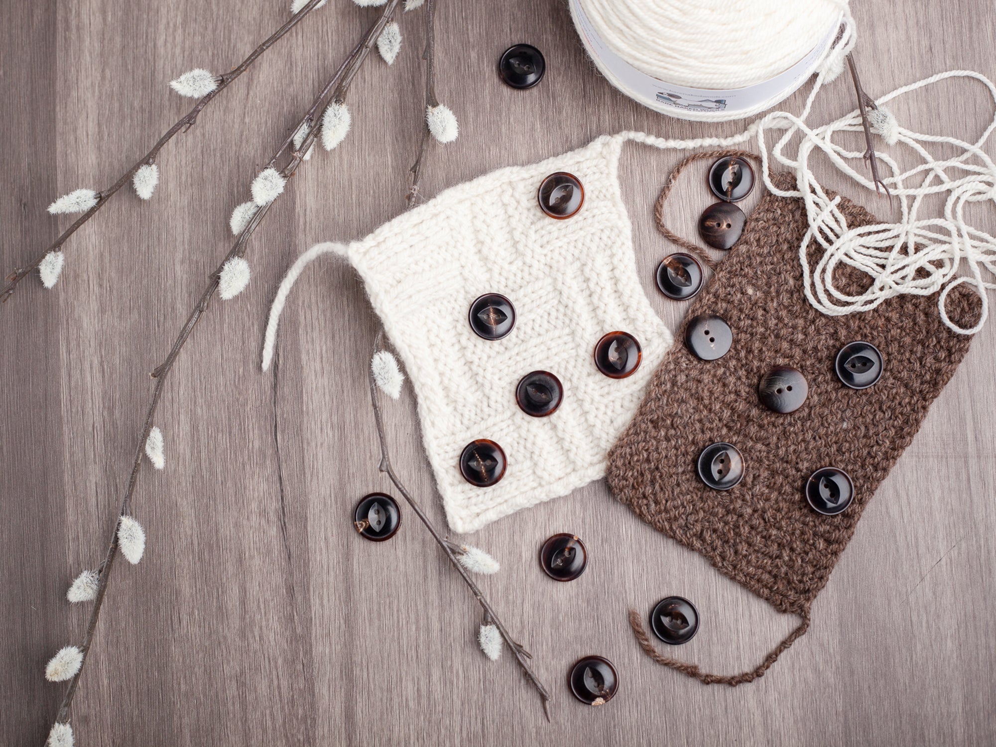 Gerda Button <br/><small>20mm Buffalo Horn Button</small>