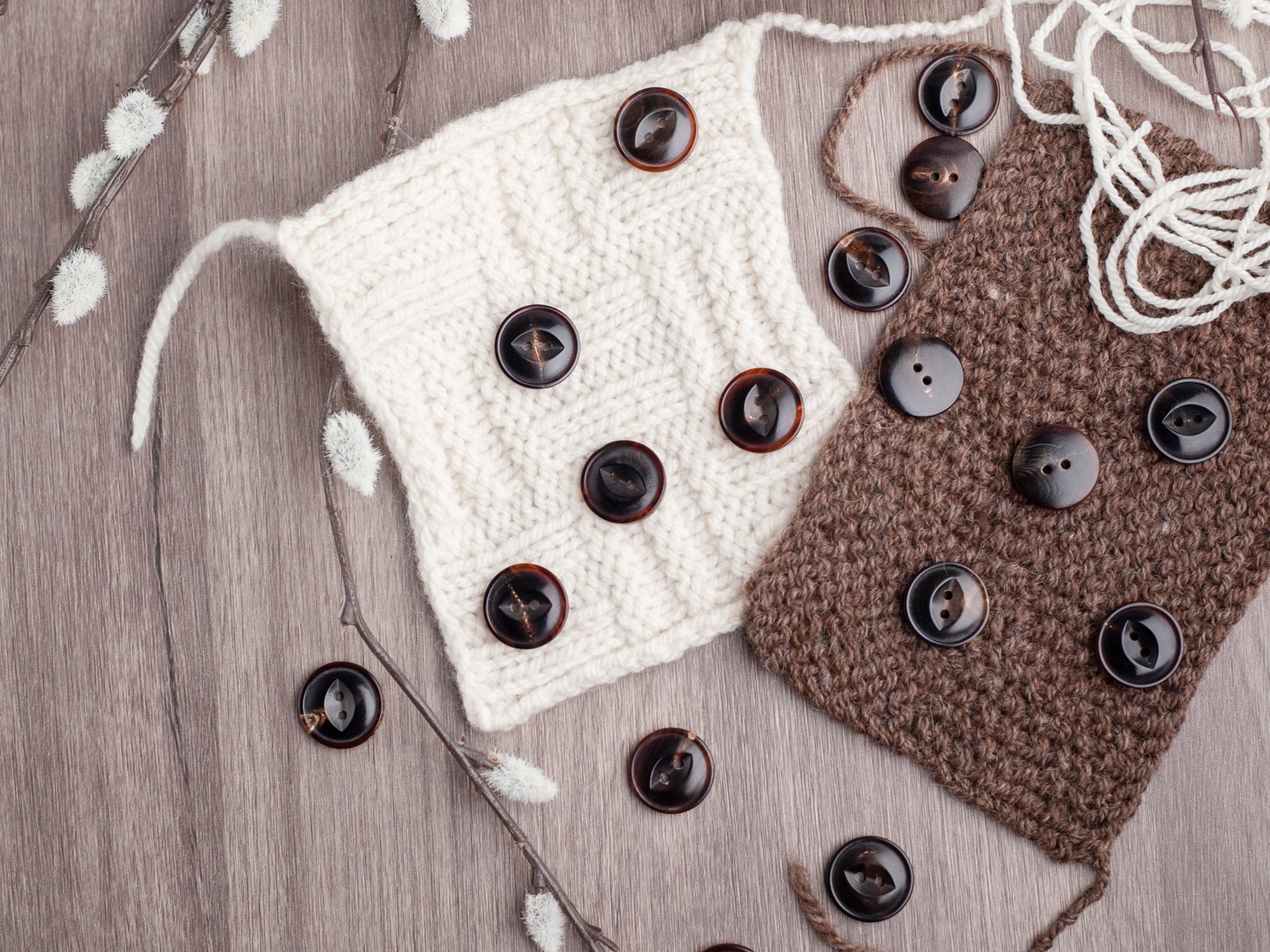 Gerda Button <br/><small>20mm Buffalo Horn Button</small>