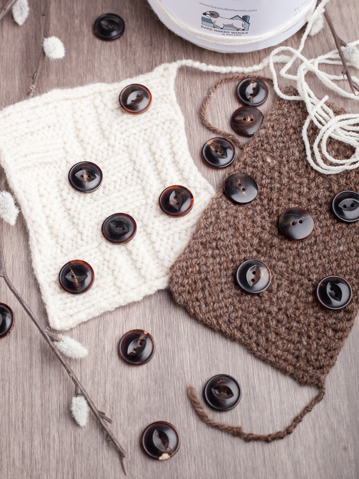 Gerda Button <br/><small>20mm Buffalo Horn Button</small>