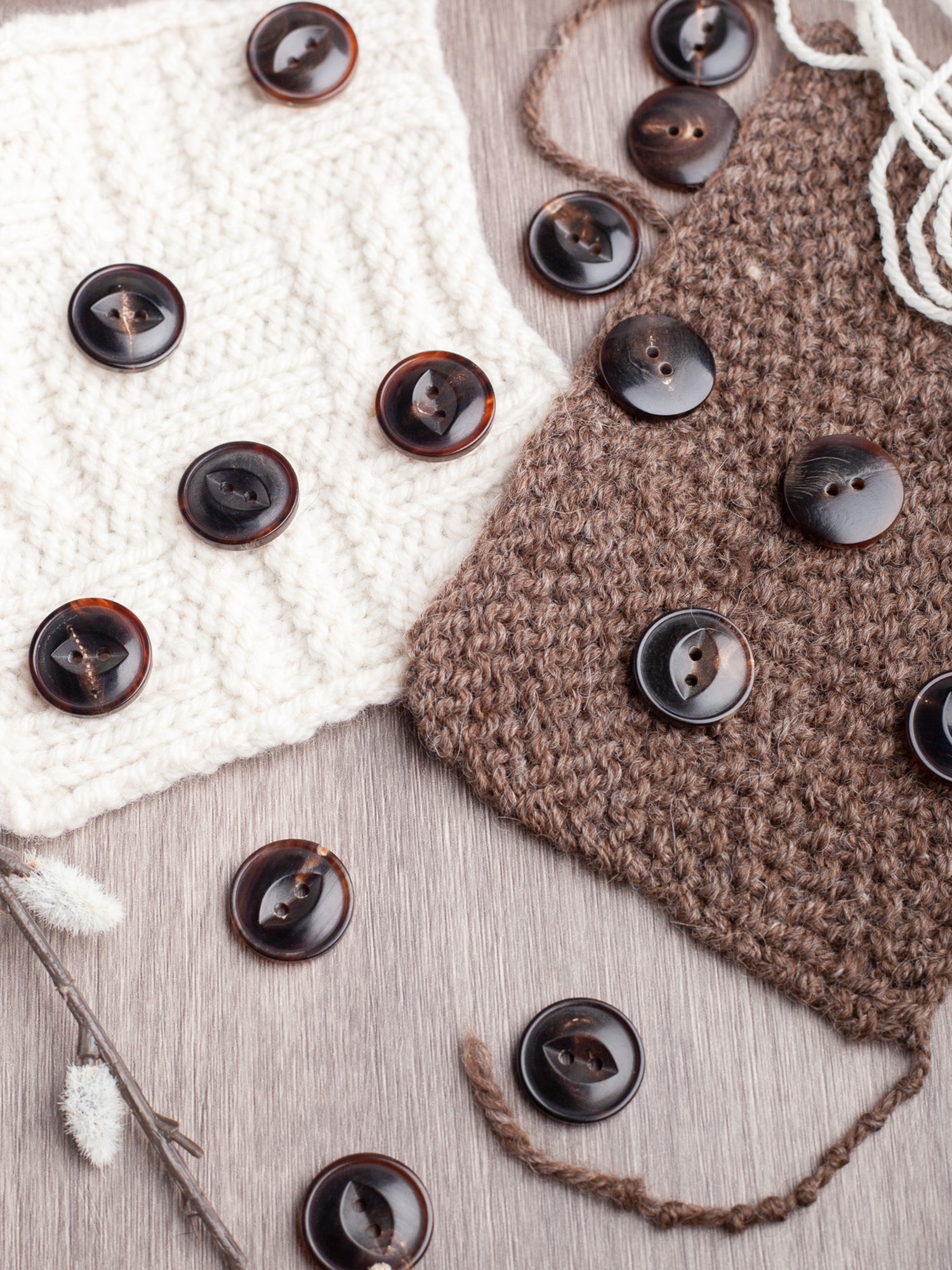 Gerda Button <br/><small>20mm Buffalo Horn Button</small>