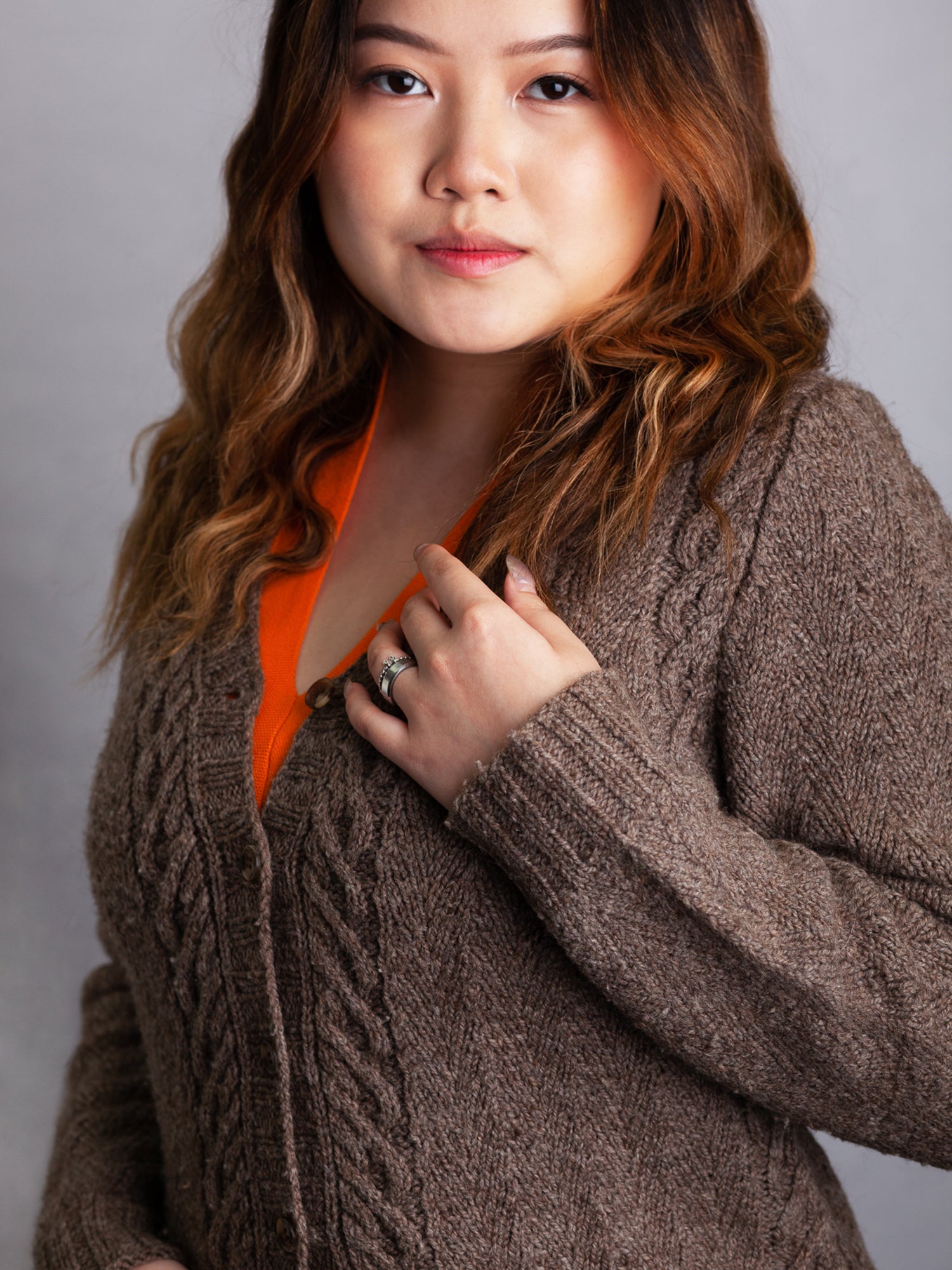 Herringweave<br/><small>Cardigan/Pullover knitting pattern</small>