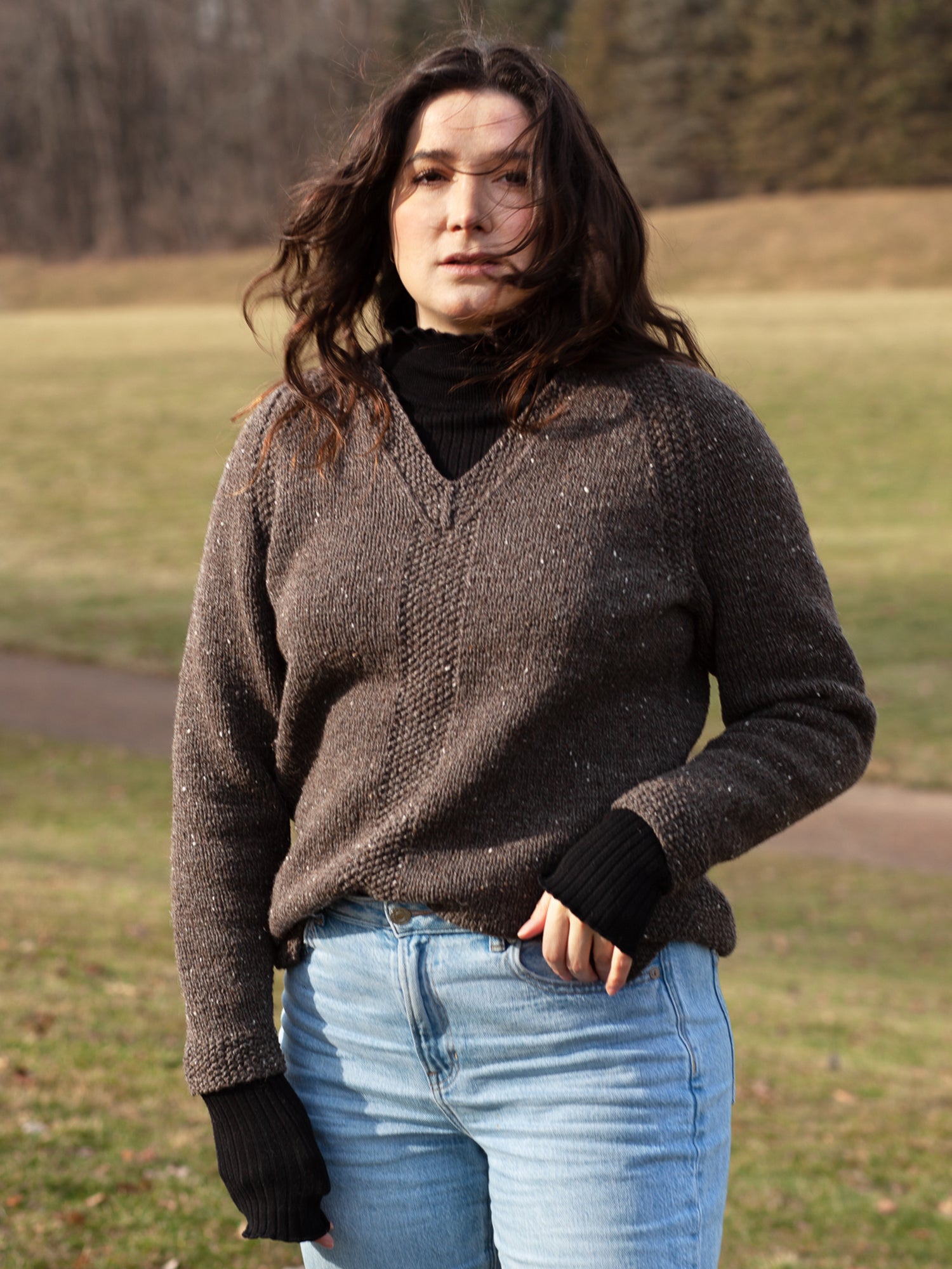Rough Edges Pullover by Anne Hanson <br/><small>Featured Festivus Pattern</small>