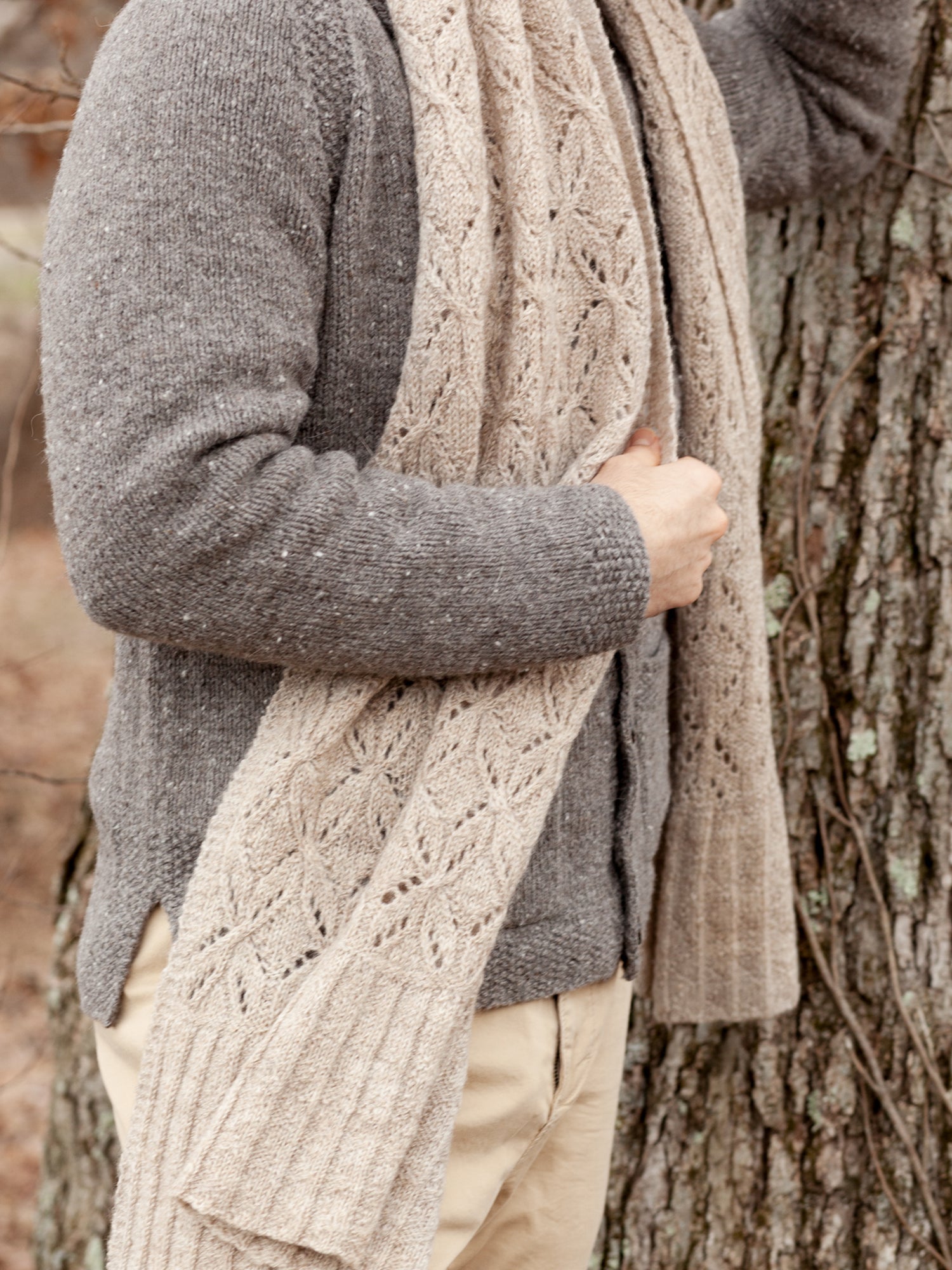 Spring Frost Scarf, Wrap, or Blanket <br/><small>knitting pattern</small>