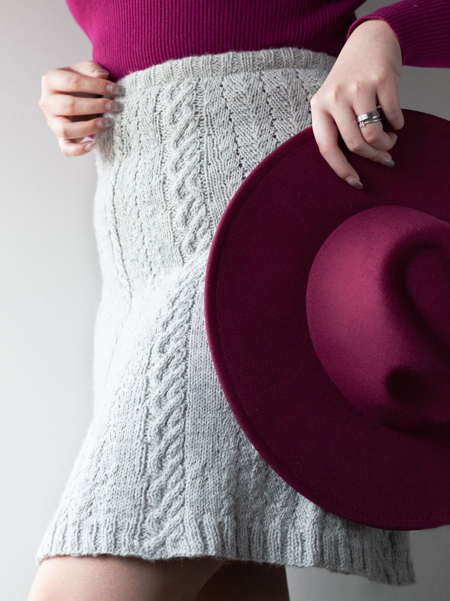 Tweel skirt <br/><small>knitting pattern</small>