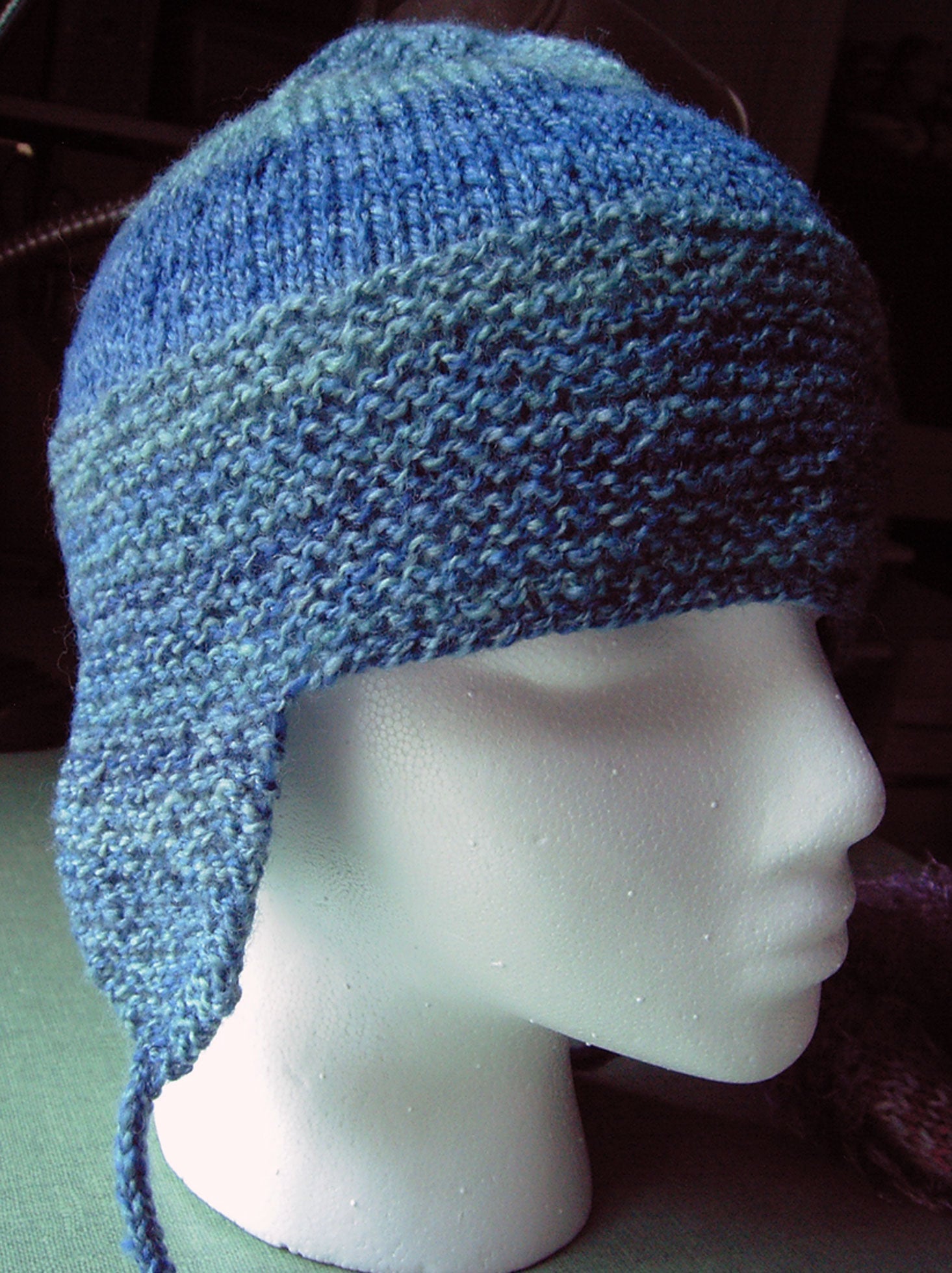 Four Way, Two Needle Hat <br/><small>knitting pattern</small>