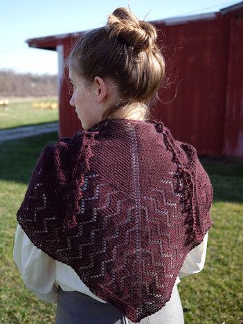 Crooked Walking Shawl <br/><small>knitting pattern</small>