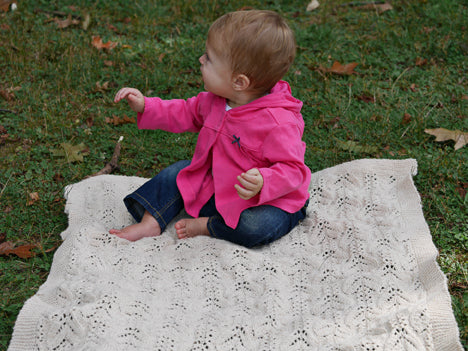 Crocus Patch Blanket <br/><small>knitting pattern</small>