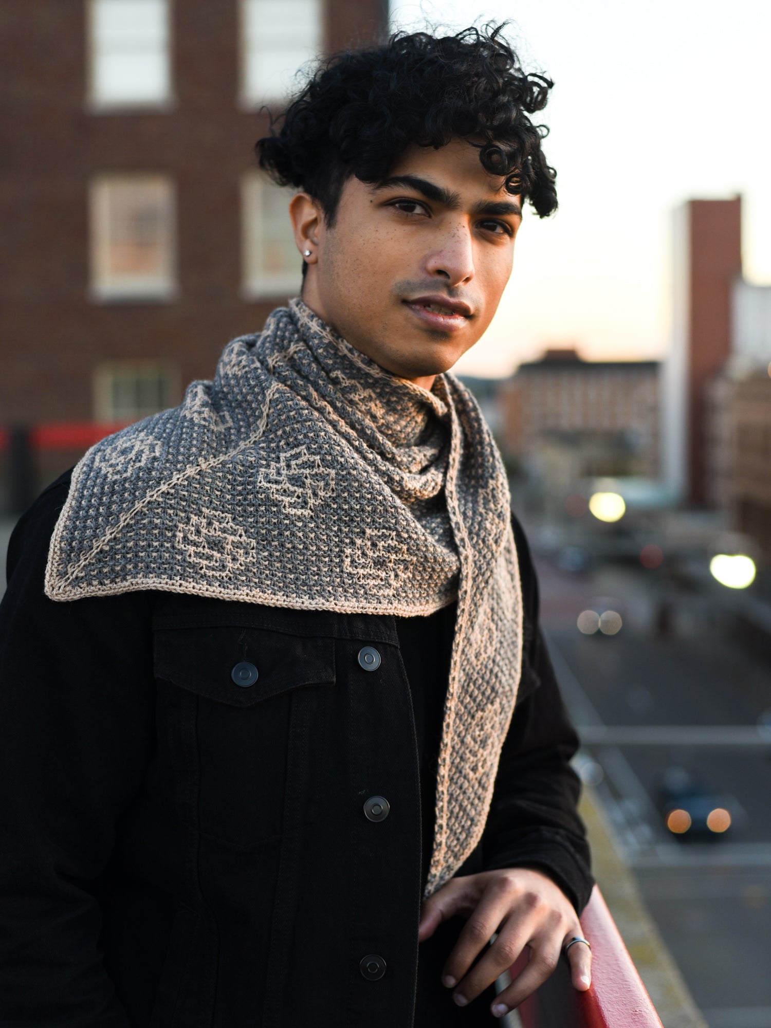 Dreams in Poppies Triangle shawl <br/><small>knitting pattern</small>