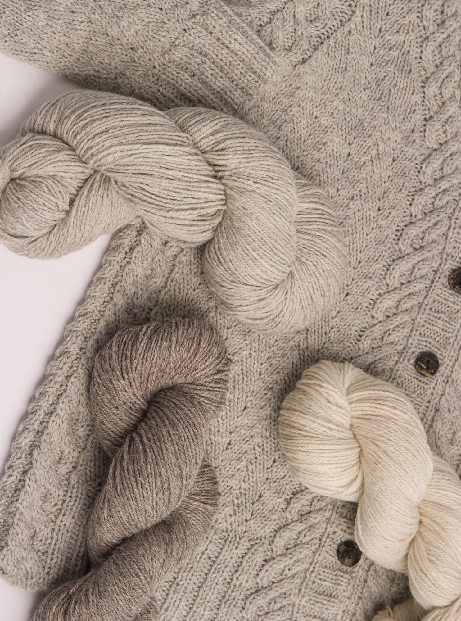 Ginny DK <br><small>alpaca, cotton, merino & nylon</small>