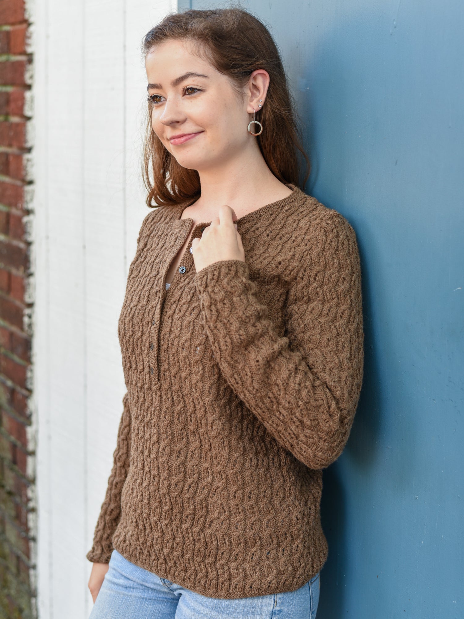 Henley with a Twist <br/><small>knitting pattern</small>