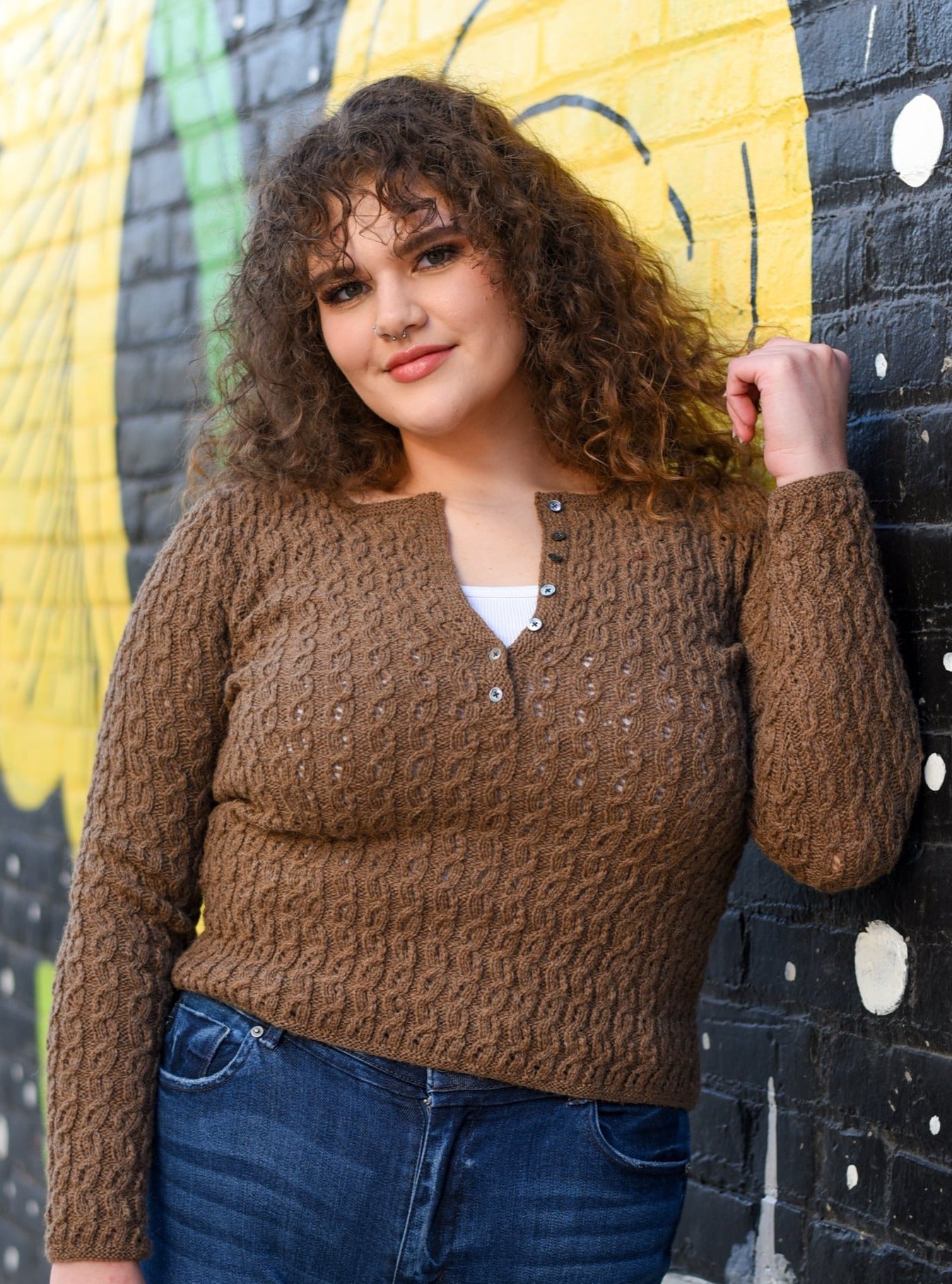 Henley with a Twist <br/><small>knitting pattern</small>