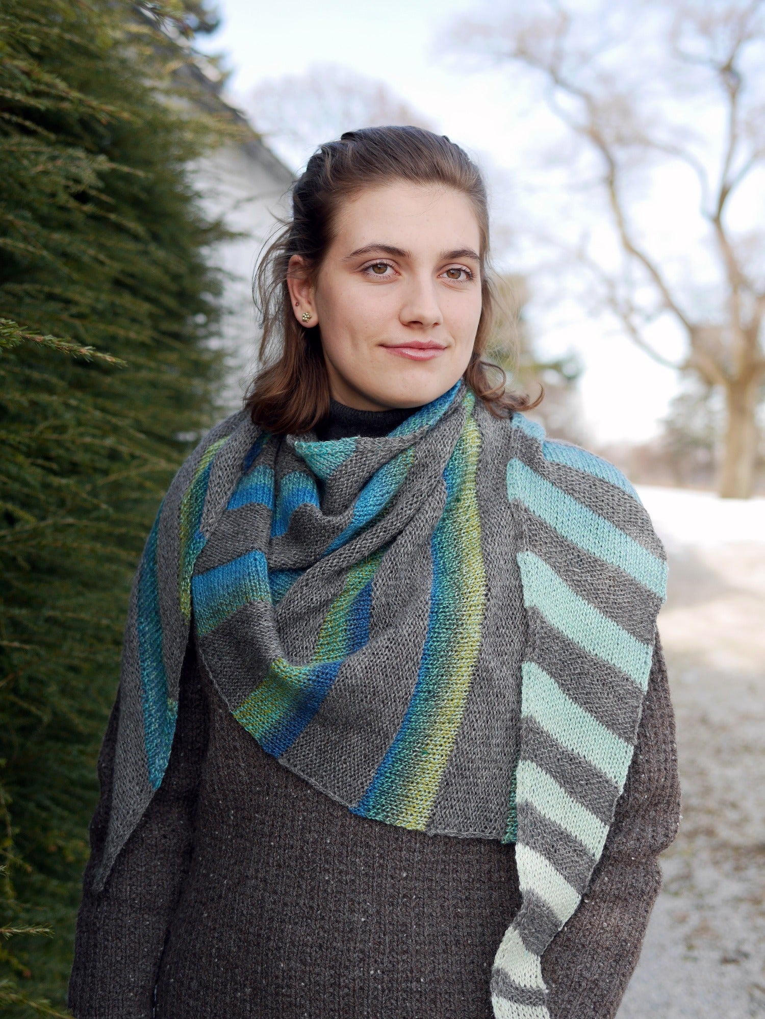 Fall Between the Branches Shawl <br/><small>knitting pattern</small>