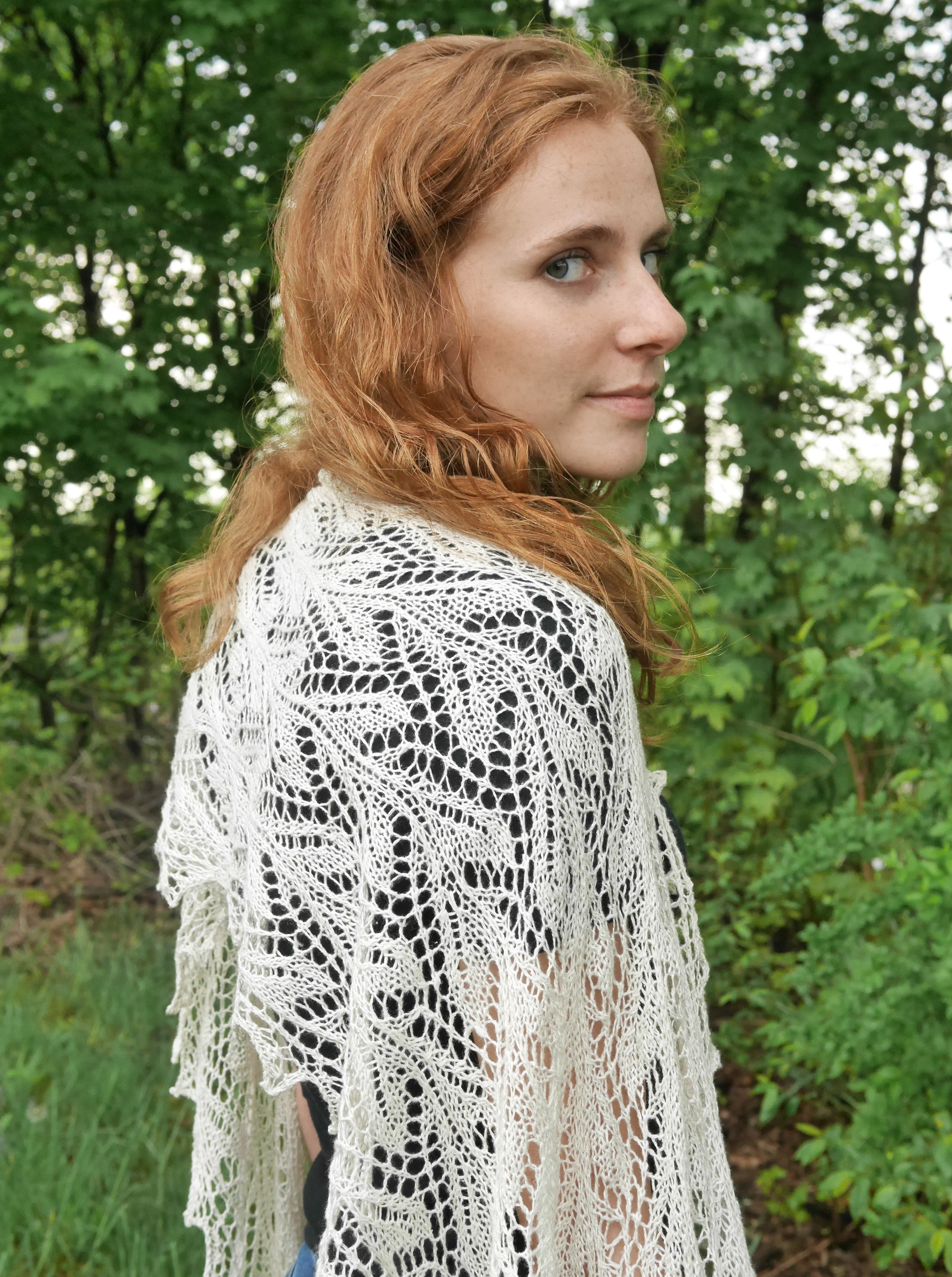 Twinings Stole <br/><small>knitting pattern</small>