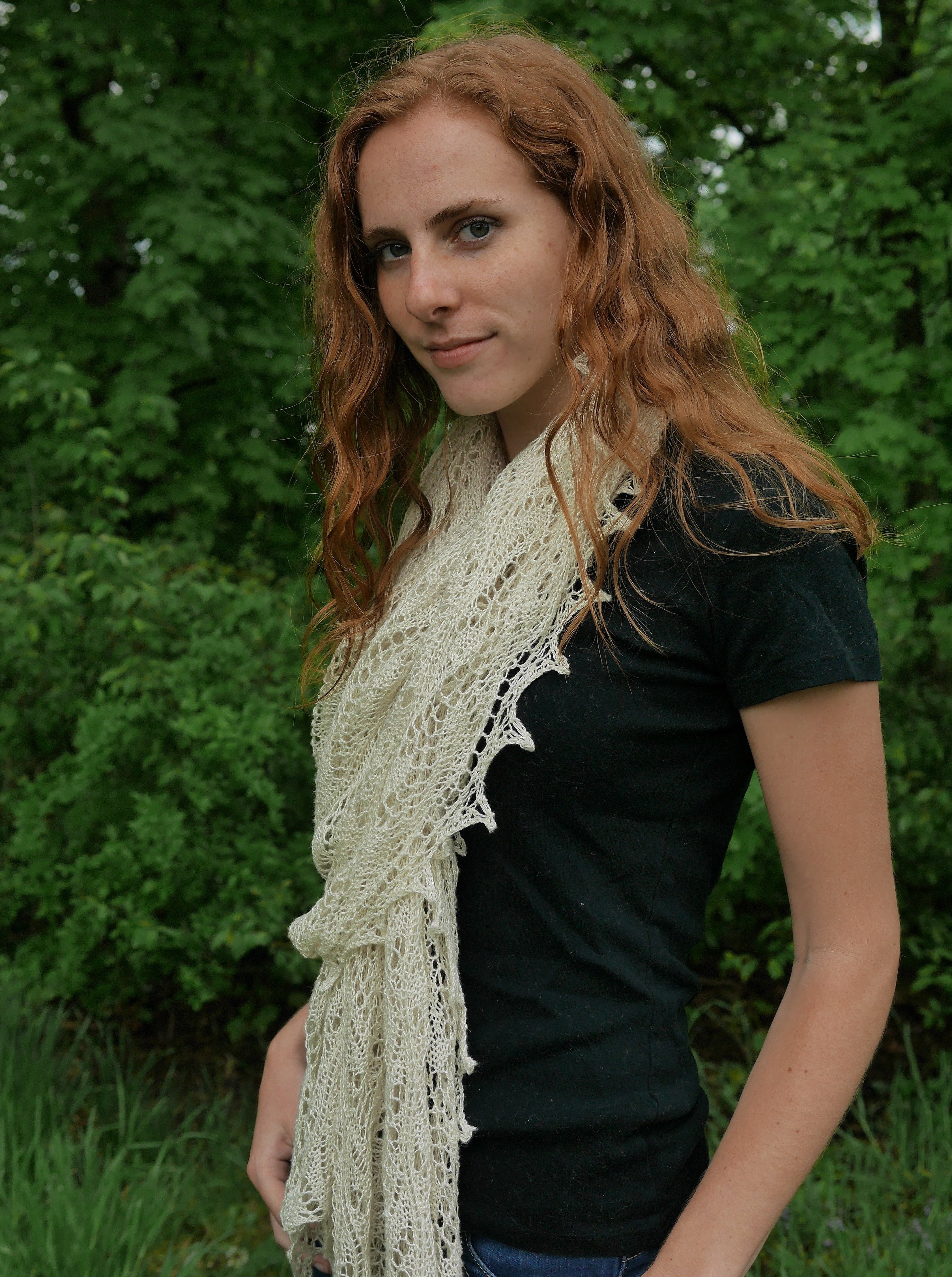 Twinings Stole <br/><small>knitting pattern</small>