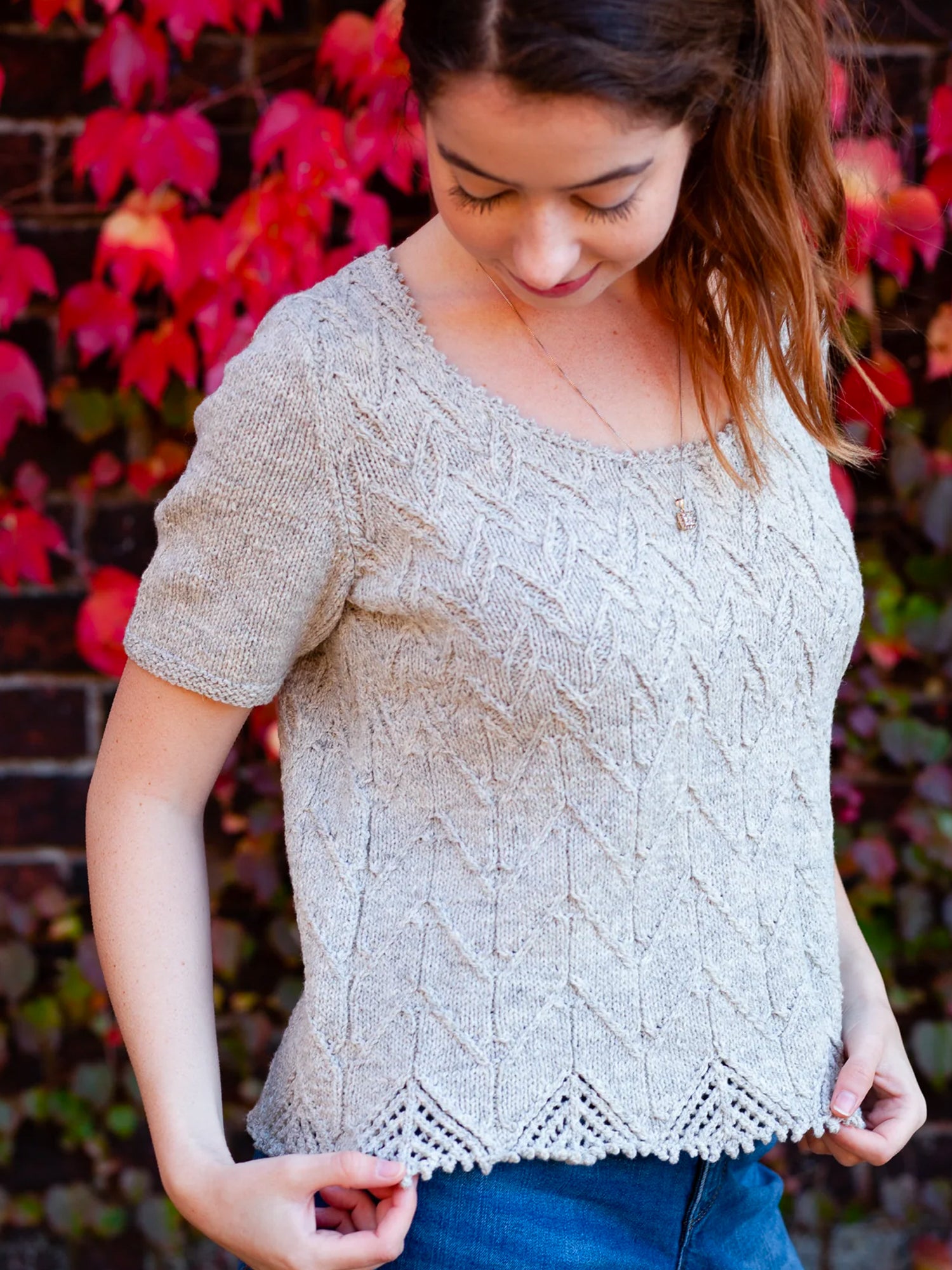 Petals Top <br/><small>knitting pattern</small>