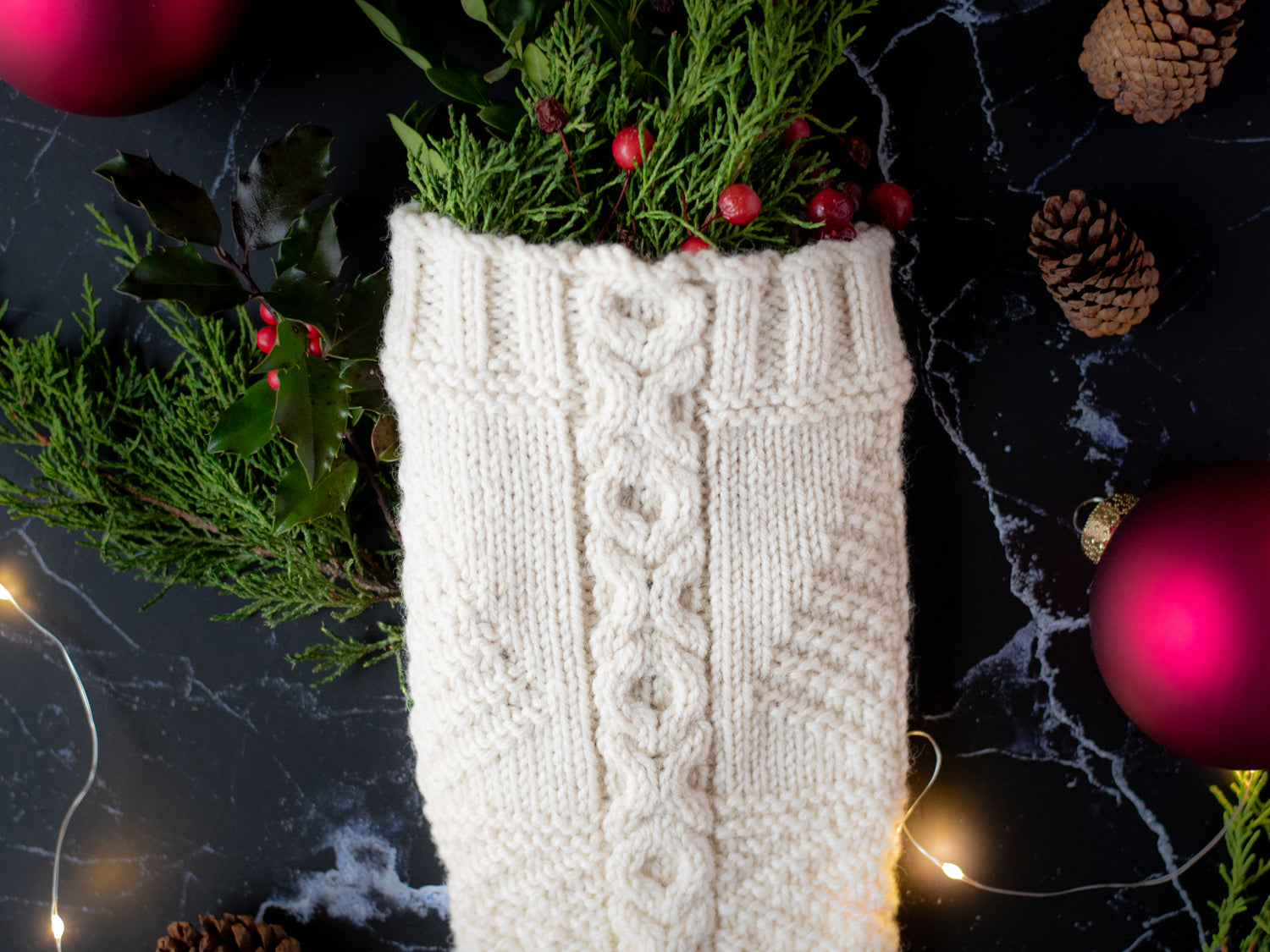 St Peter Port Stocking <br/><small>knitting pattern</small>
