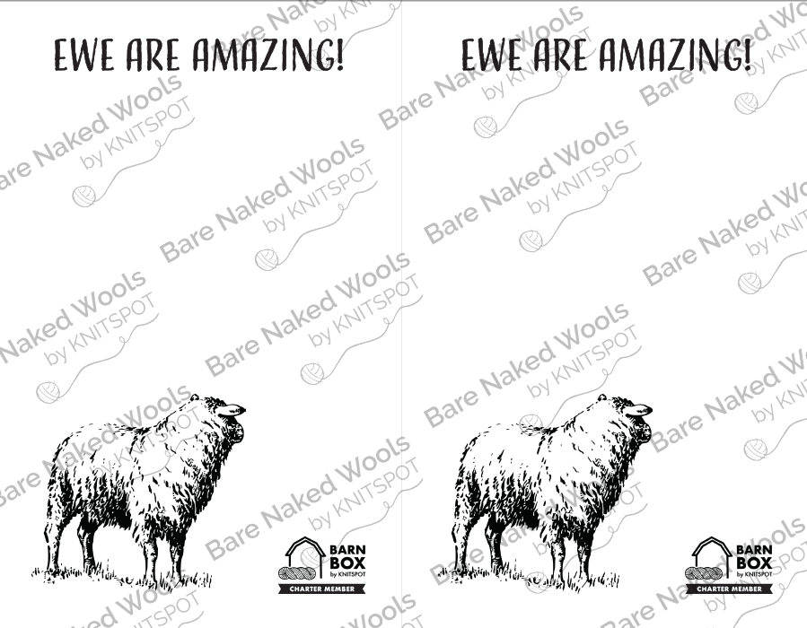 Printable Sheep Memo