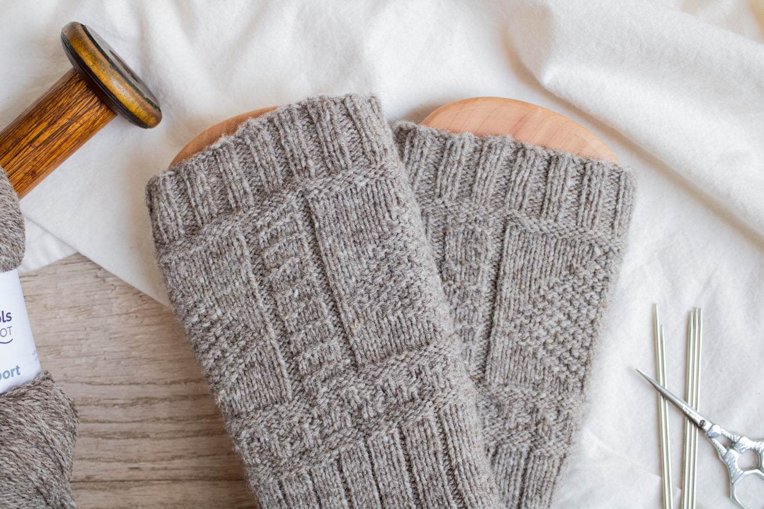 Lighthouse Gansey Sock <br/><small>knitting pattern</small>