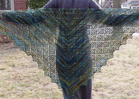 Boxleaf Triangle <br/><small>knitting pattern</small>