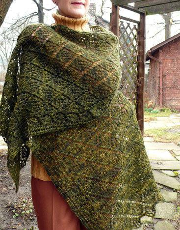 Boxleaf Wrap <br/><small>knitting pattern</small>