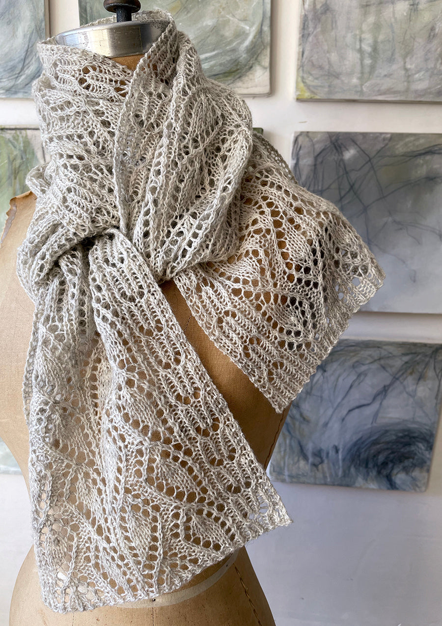Caladium Scarf or Stole <br/><small>knitting pattern</small>