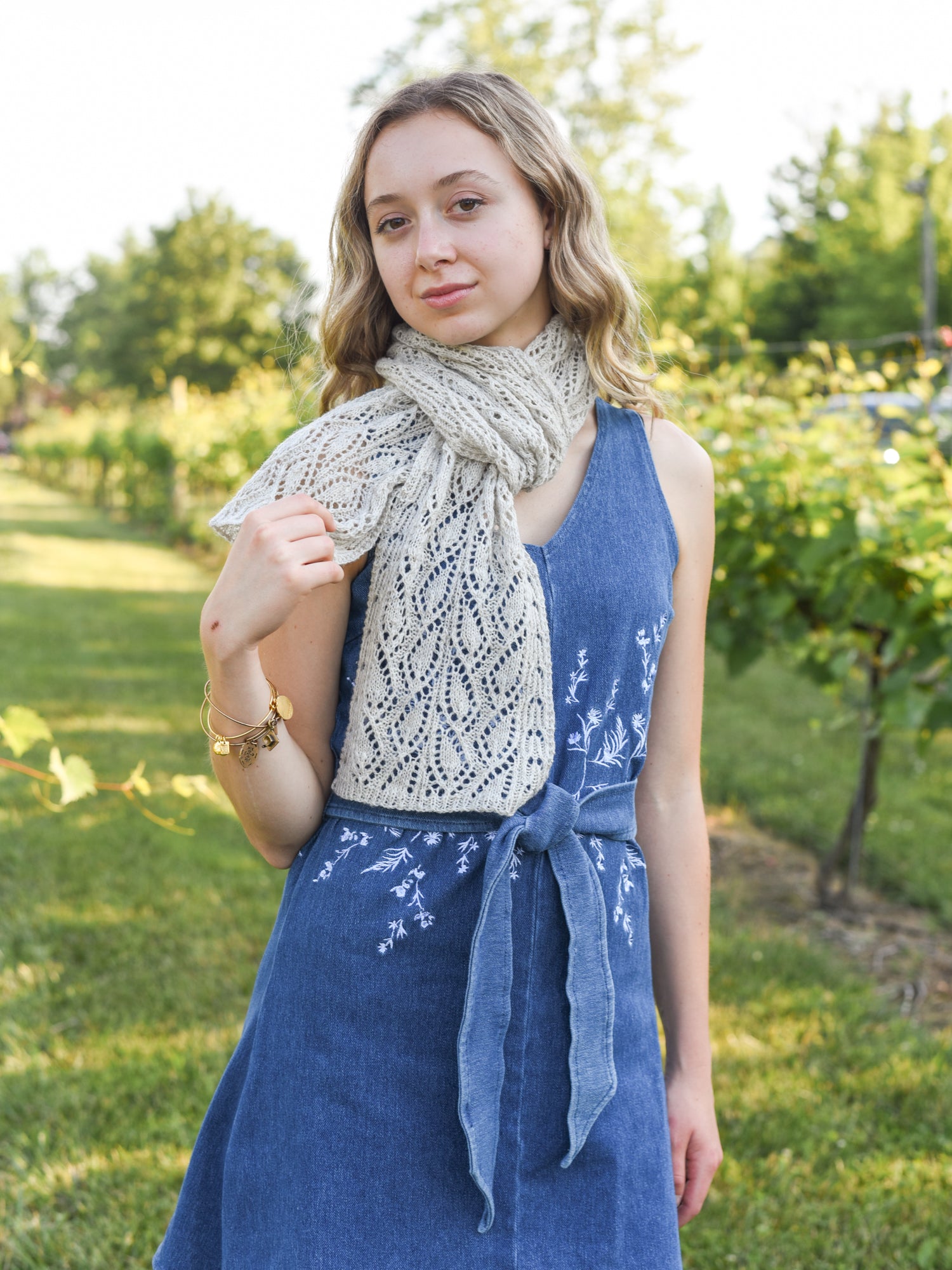 Caladium Scarf or Stole <br/><small>knitting pattern</small>