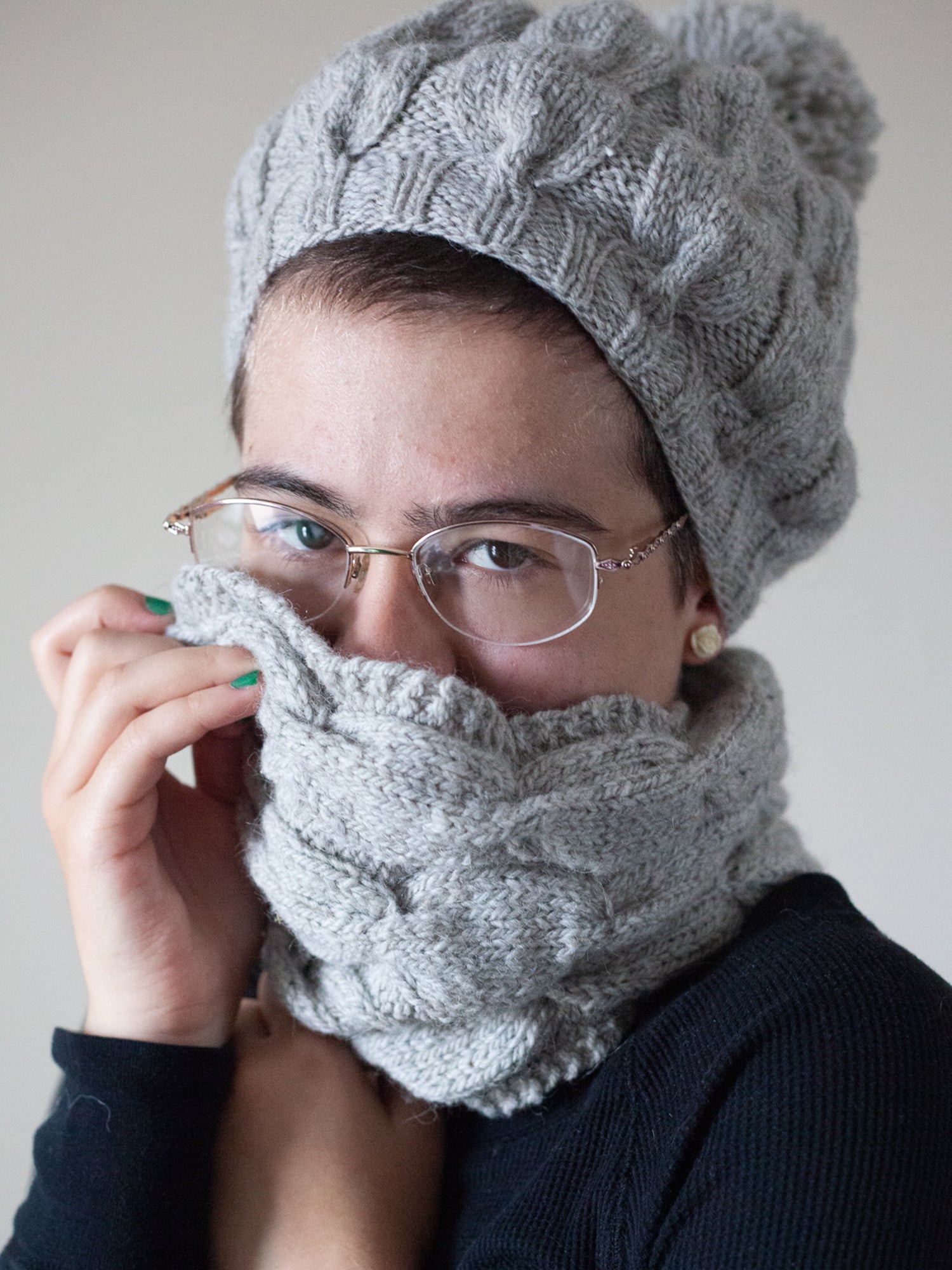 Chain, Chain, Chain Cowl <br/><small>knitting pattern</small>