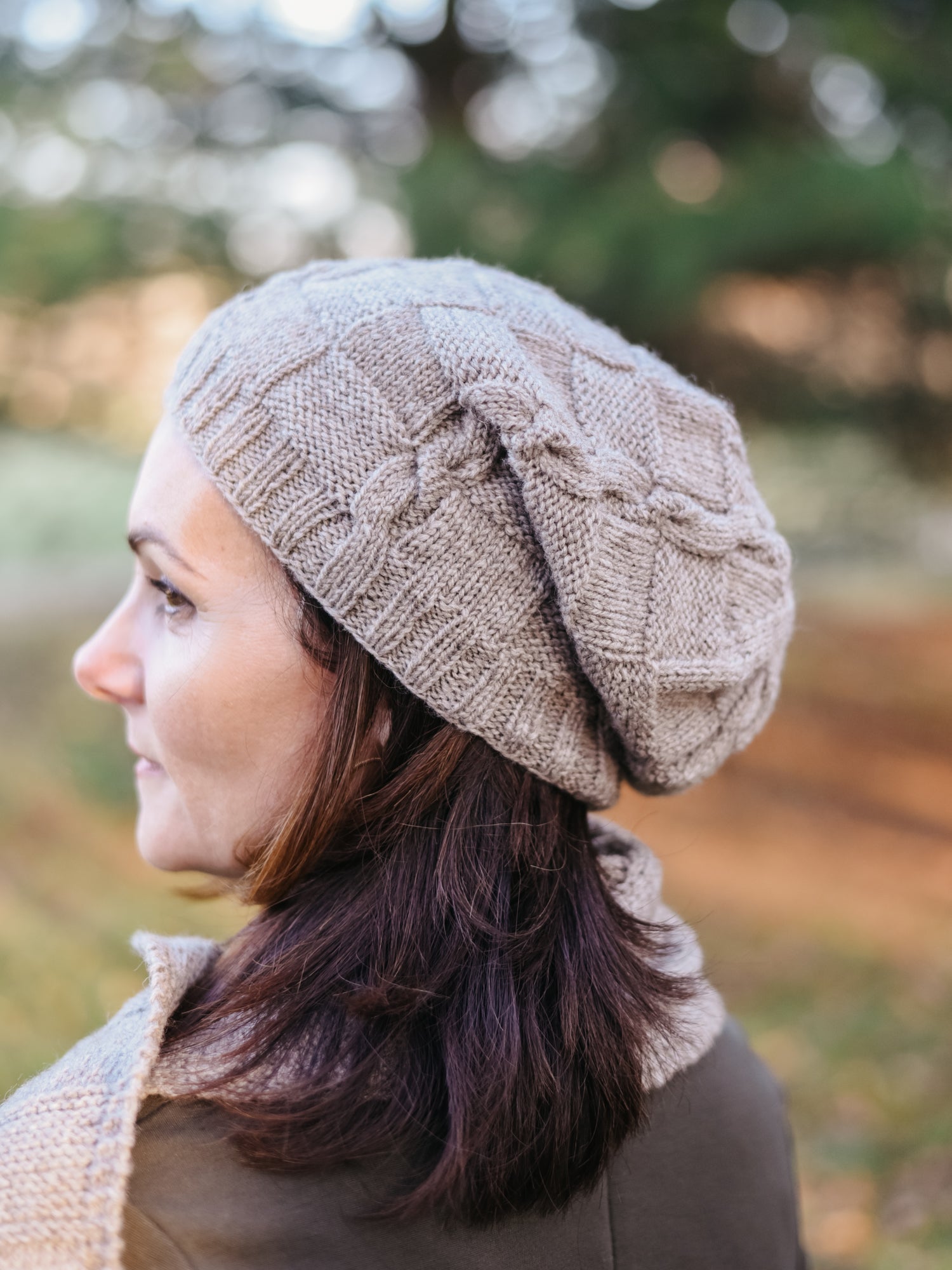 Crooked Trail Cap <br/><small>knitting pattern</small>