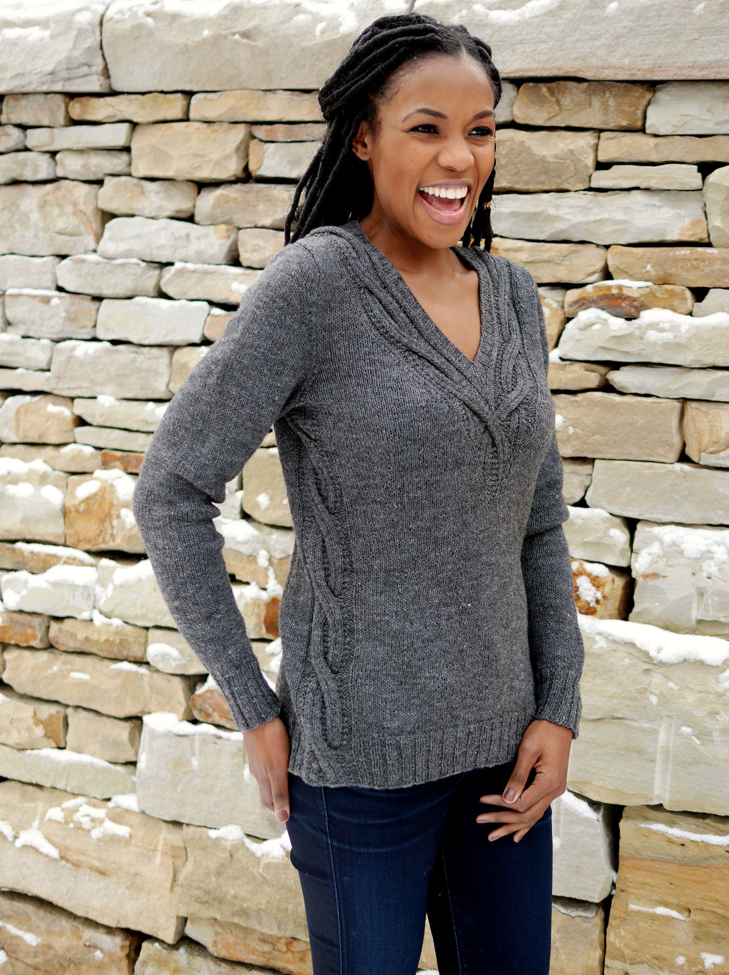 Deep Dive Pullover <br/><small>knitting pattern</small>