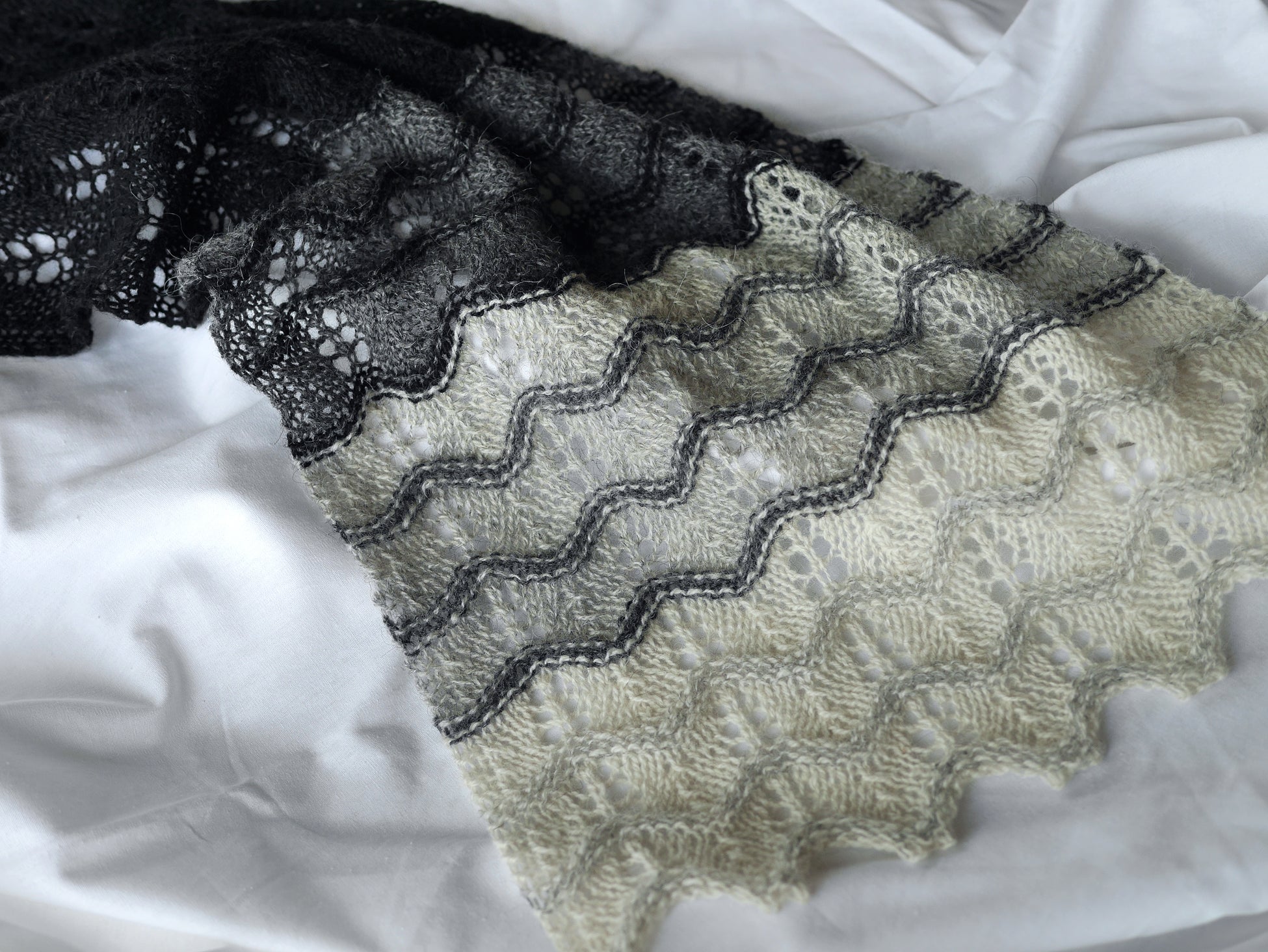 Eshaness Scarf or Stole <br/><small>knitting pattern</small>