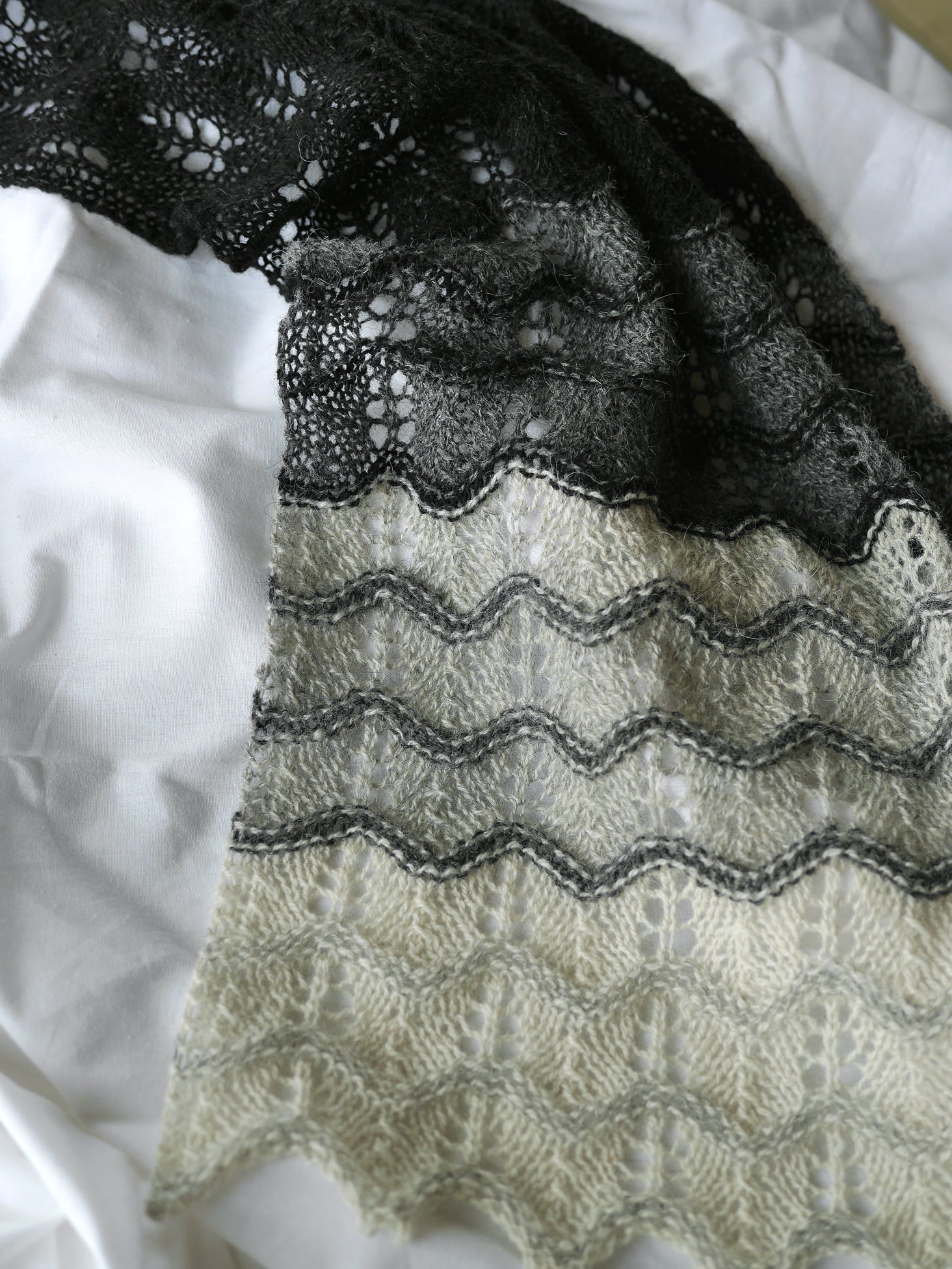 Eshaness Scarf or Stole <br/><small>knitting pattern</small>