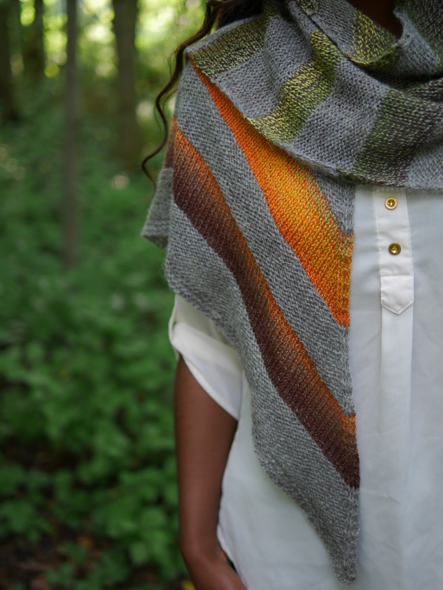 Fall Between the Branches Shawl <br/><small>knitting pattern</small>